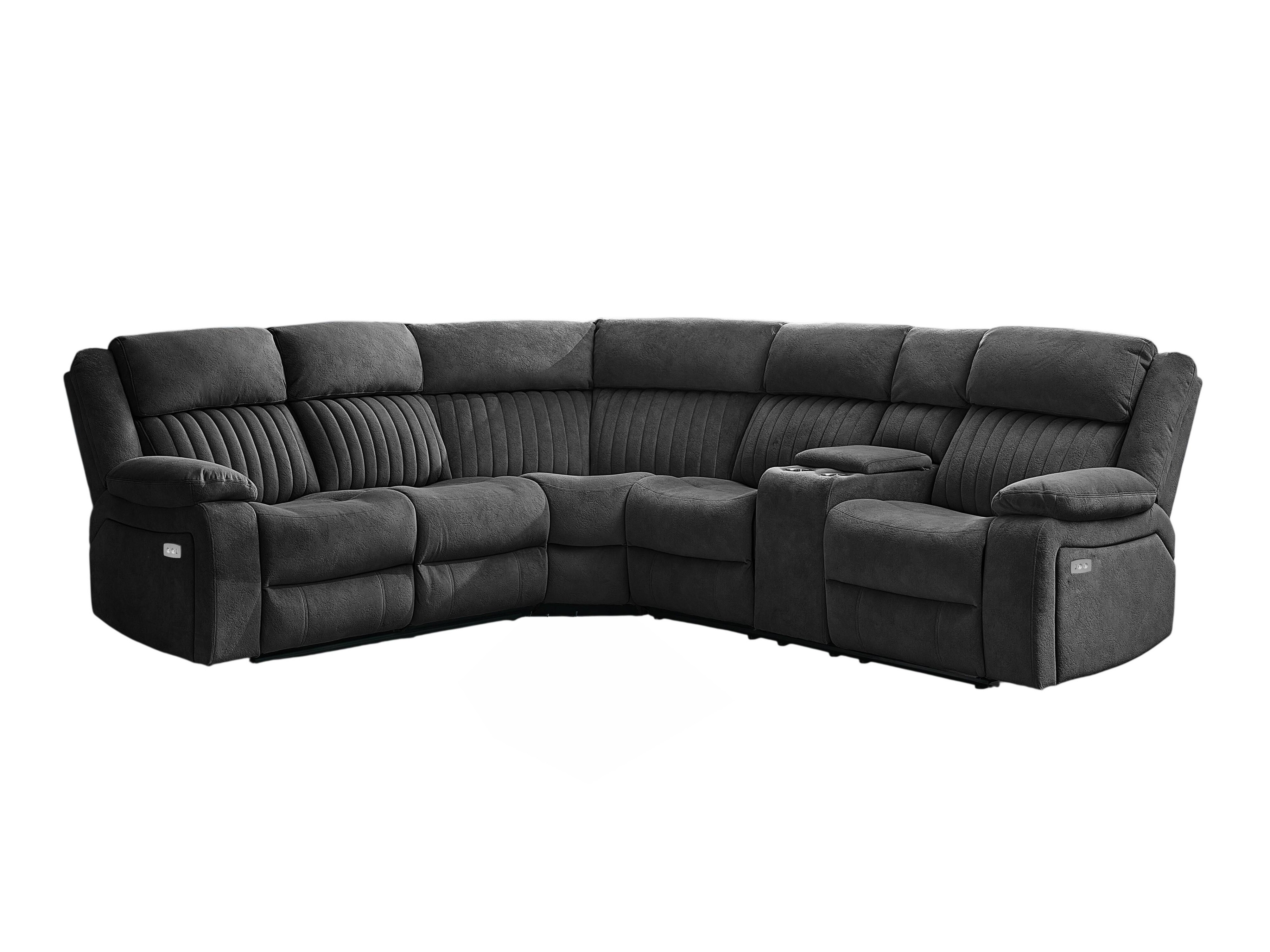Corner sofa recliner Lufero 109 (Grey)