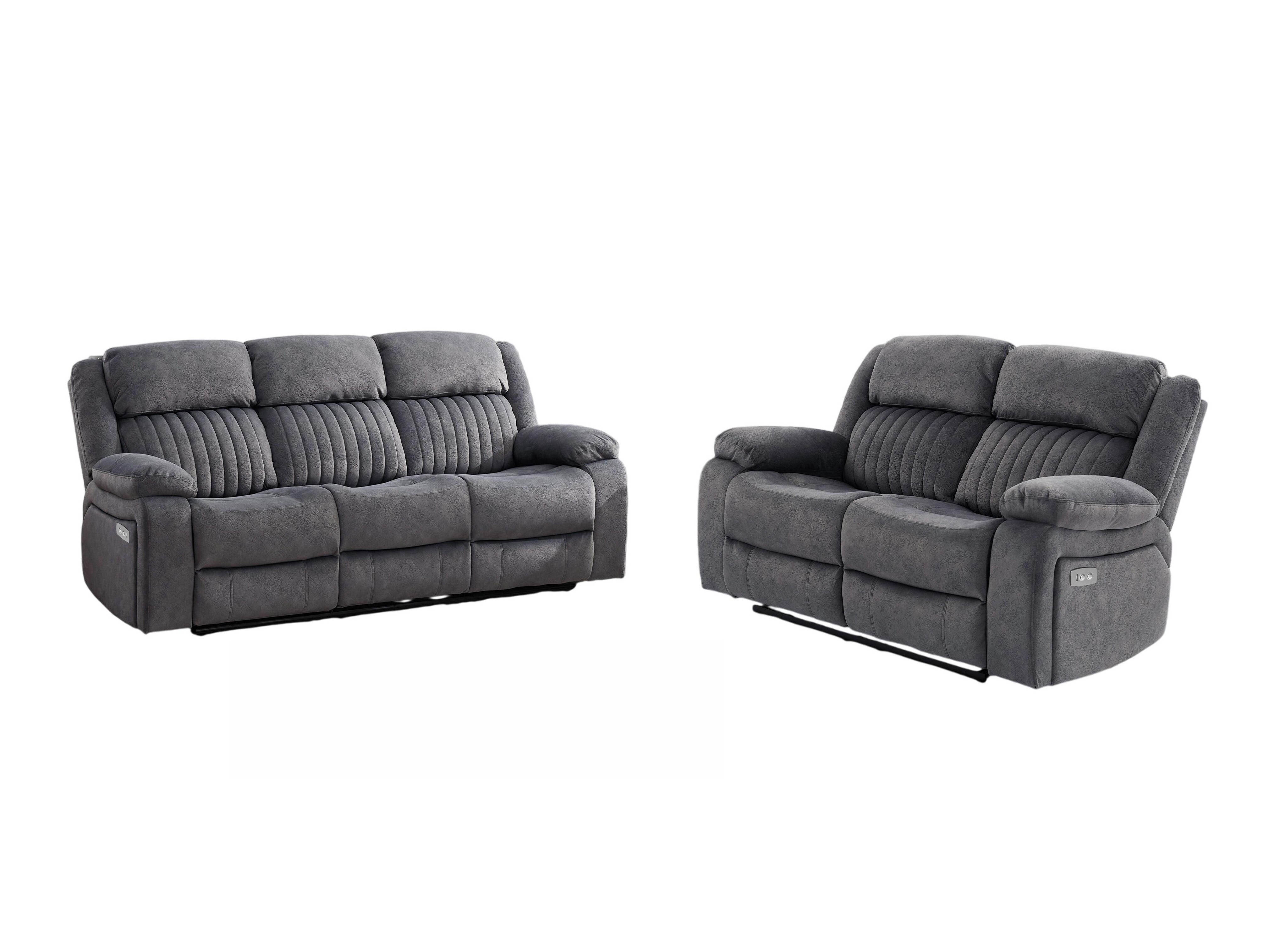 Upholstered furniture set Lufero 110 (Grey)