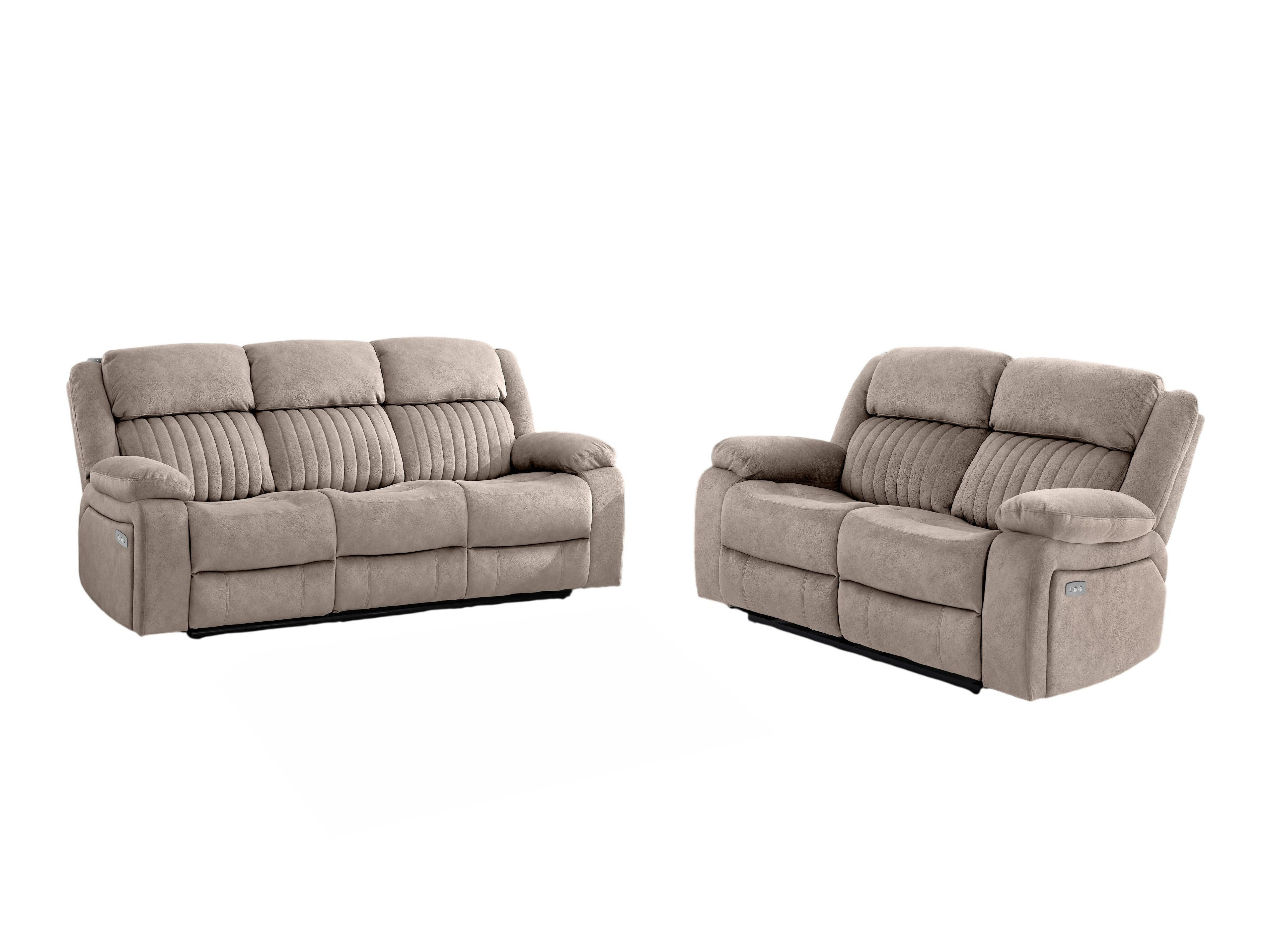 Upholstered furniture set Lufero 110 (Taupe)