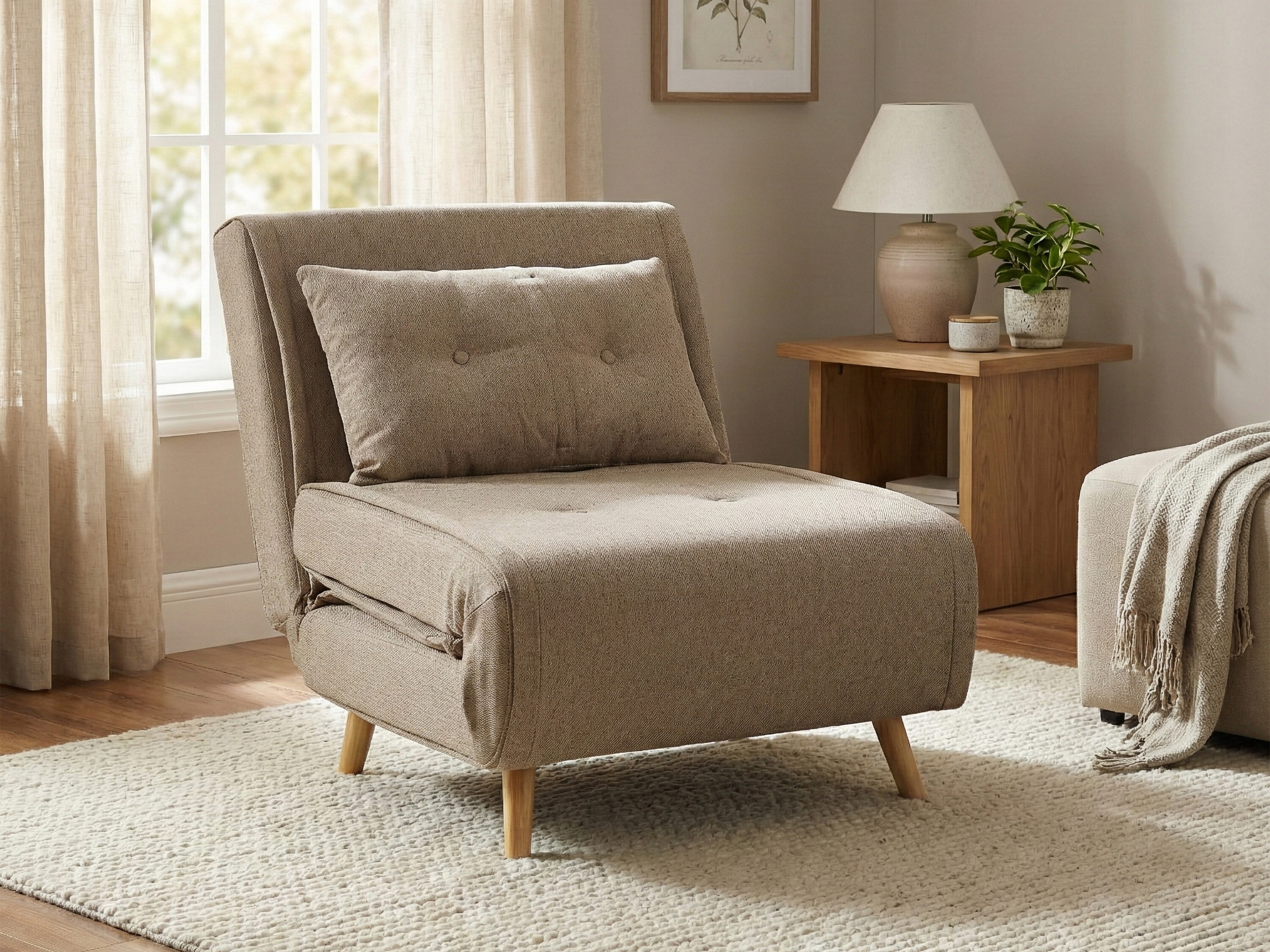 Armchair Anaheim 114 (Light brown)