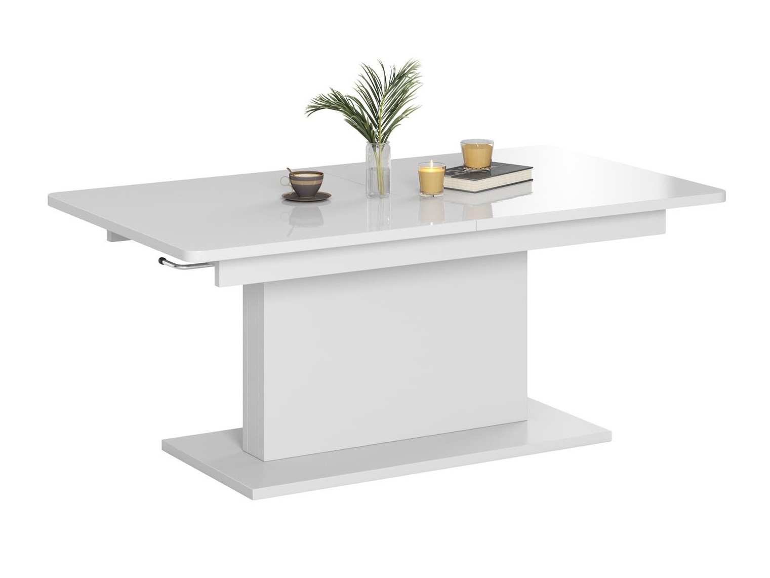 Coffee table transformer Houston 1253 (Matte white)