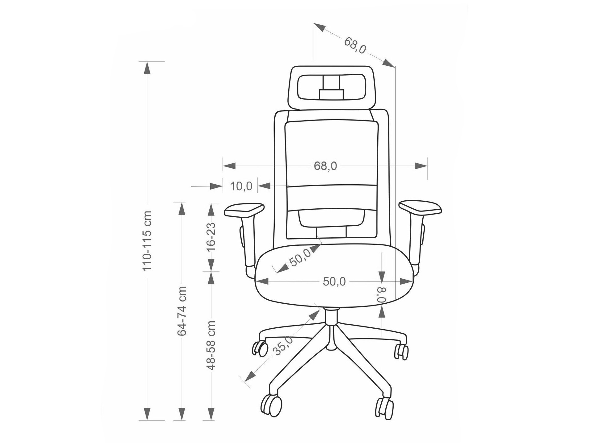 Office chair Houston 2113