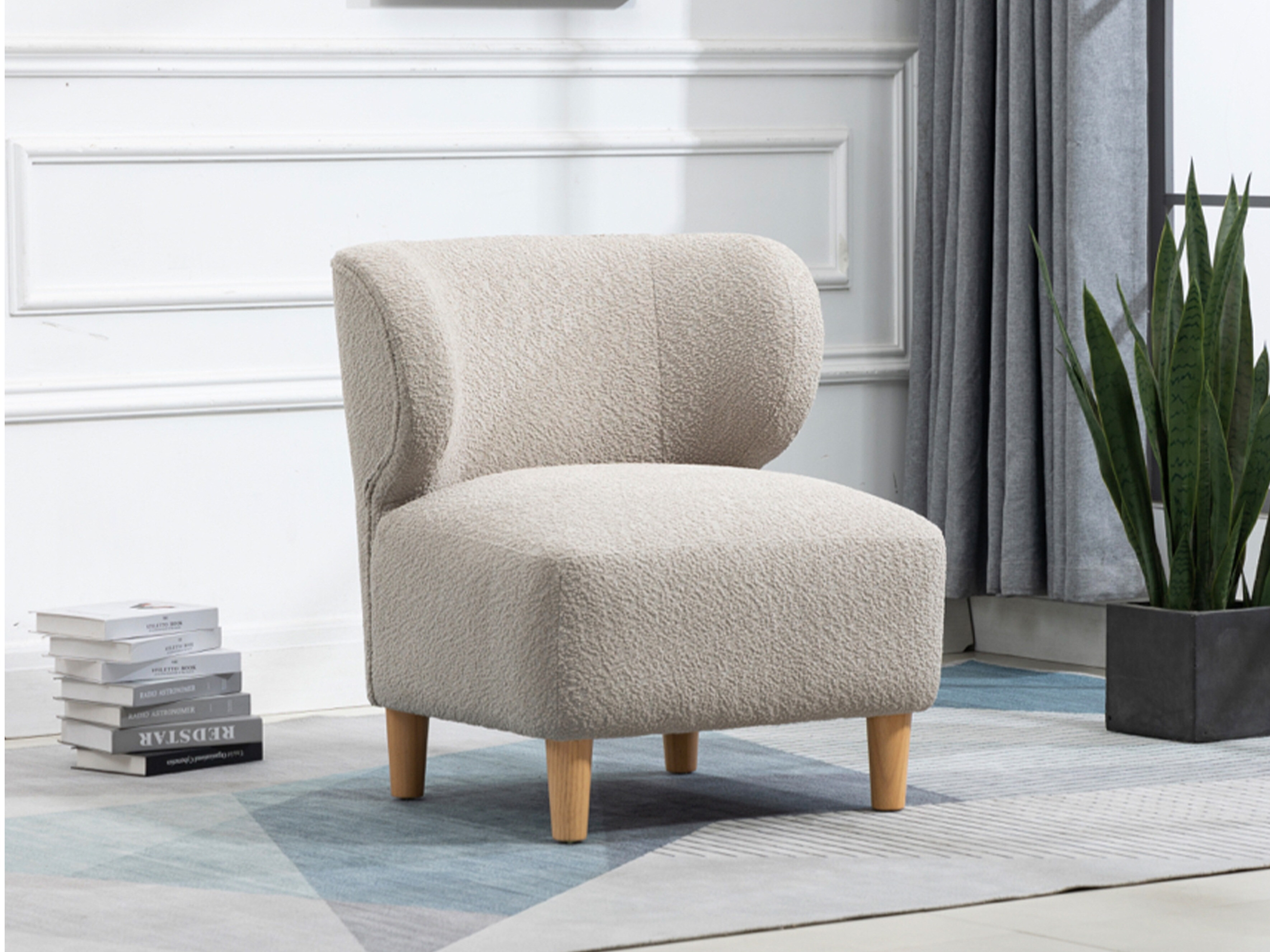 Armchair Anaheim 120 (Light grey)
