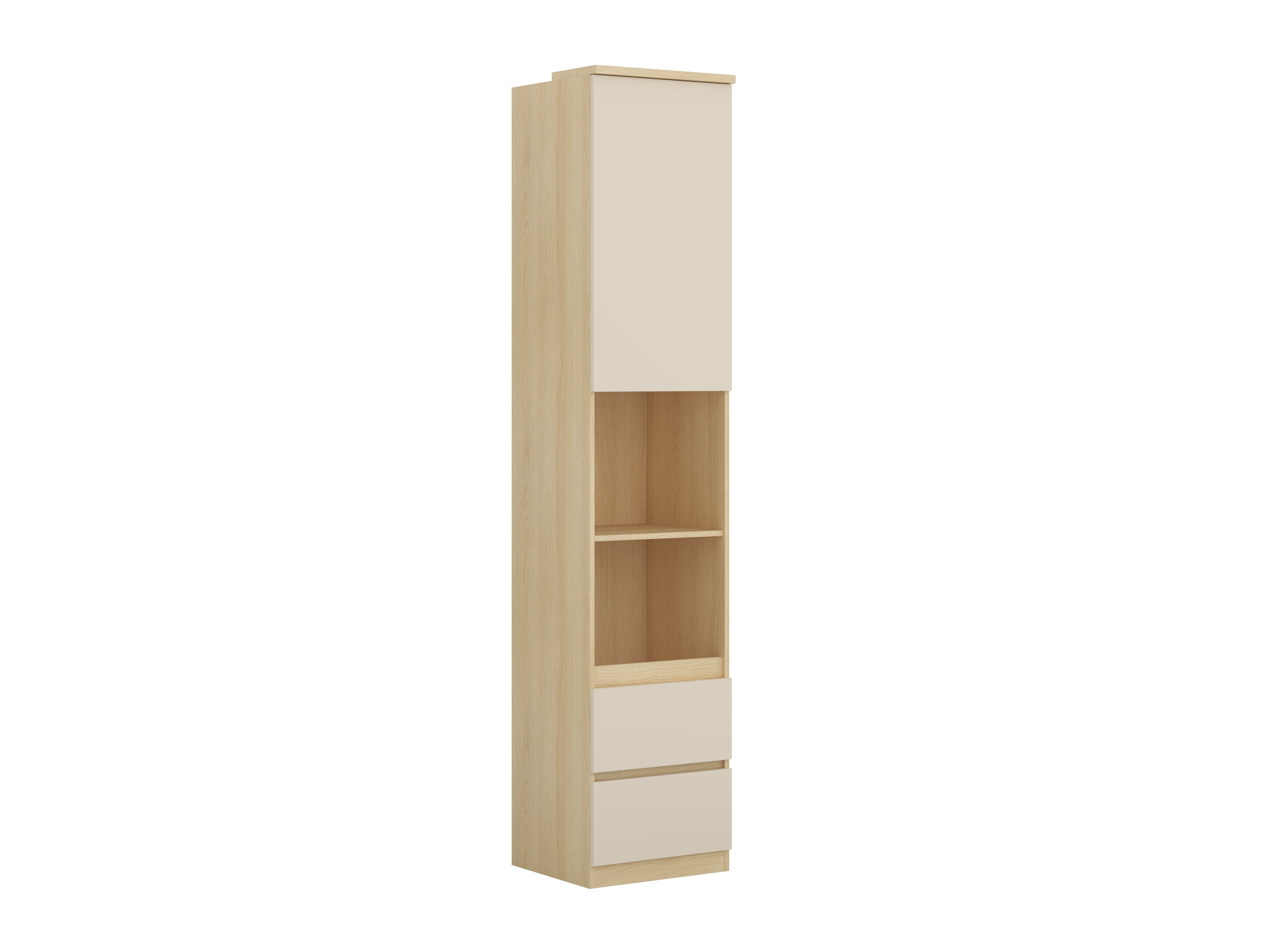 Bookcase Nolcala 112 (Oak + Beige)