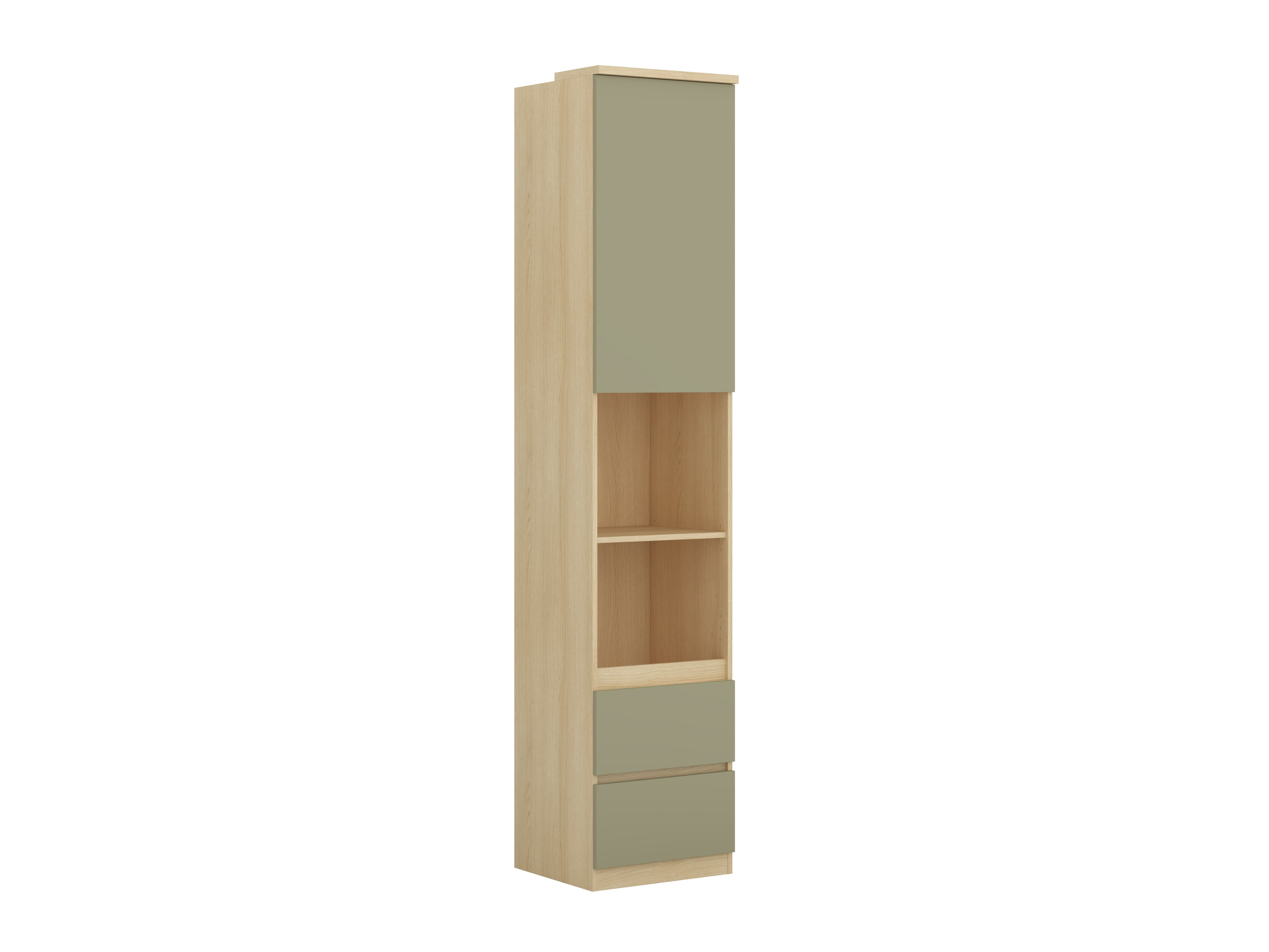 Bookcase Nolcala 112 (Oak + Eucalyptus)