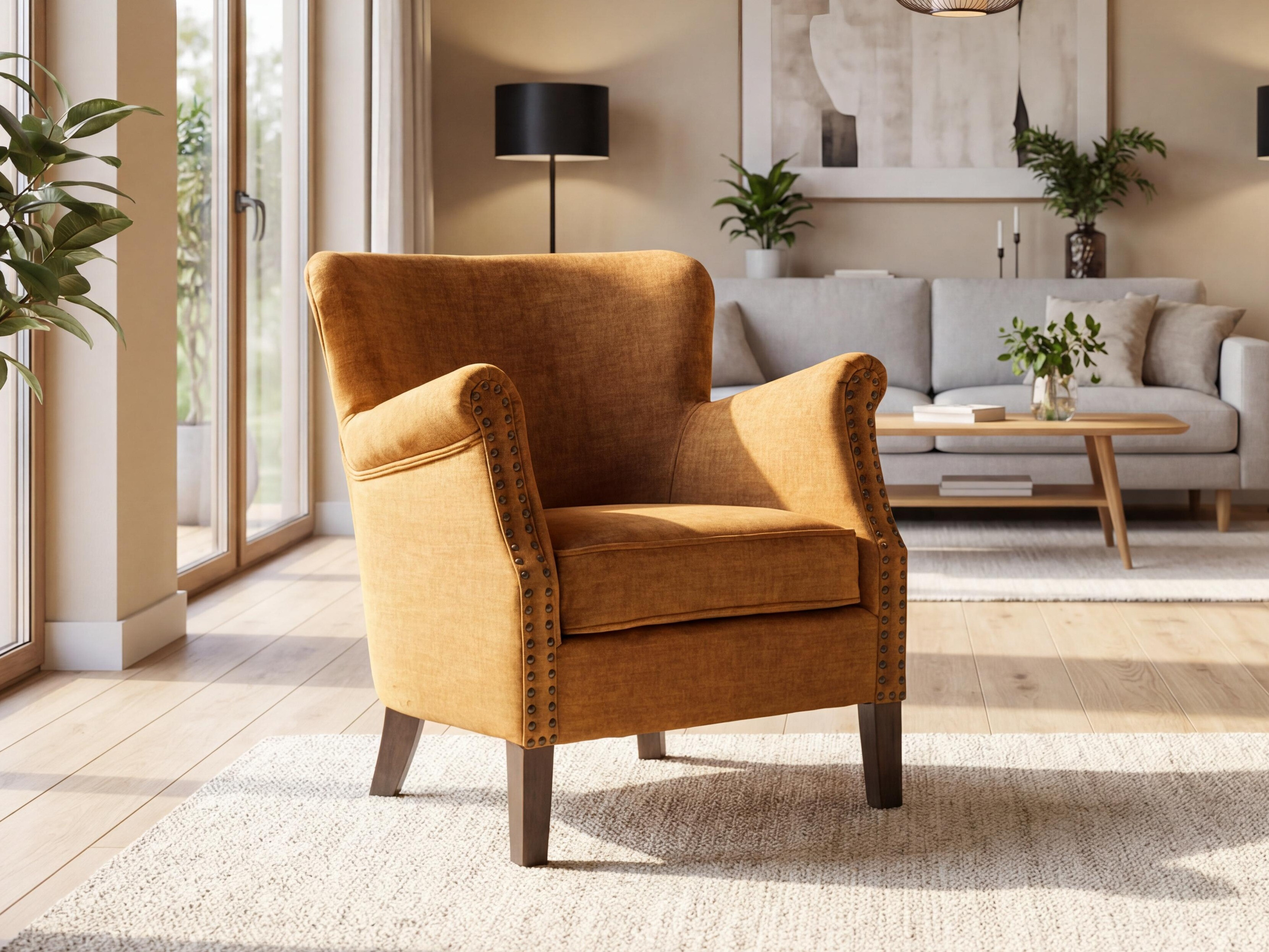 Armchair Anaheim 121 (Dark yellow)