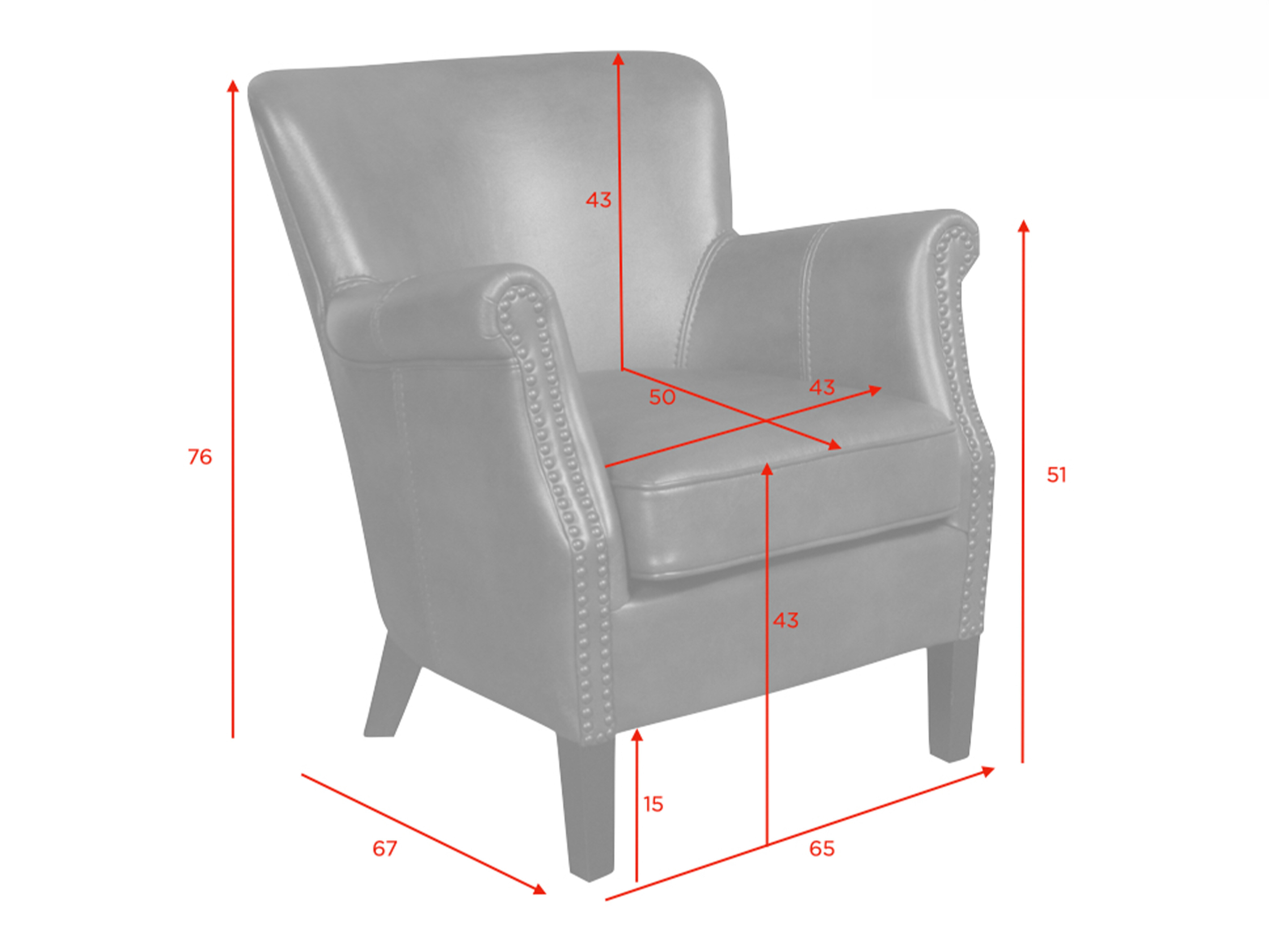 Armchair Anaheim 121 (Turquoise)