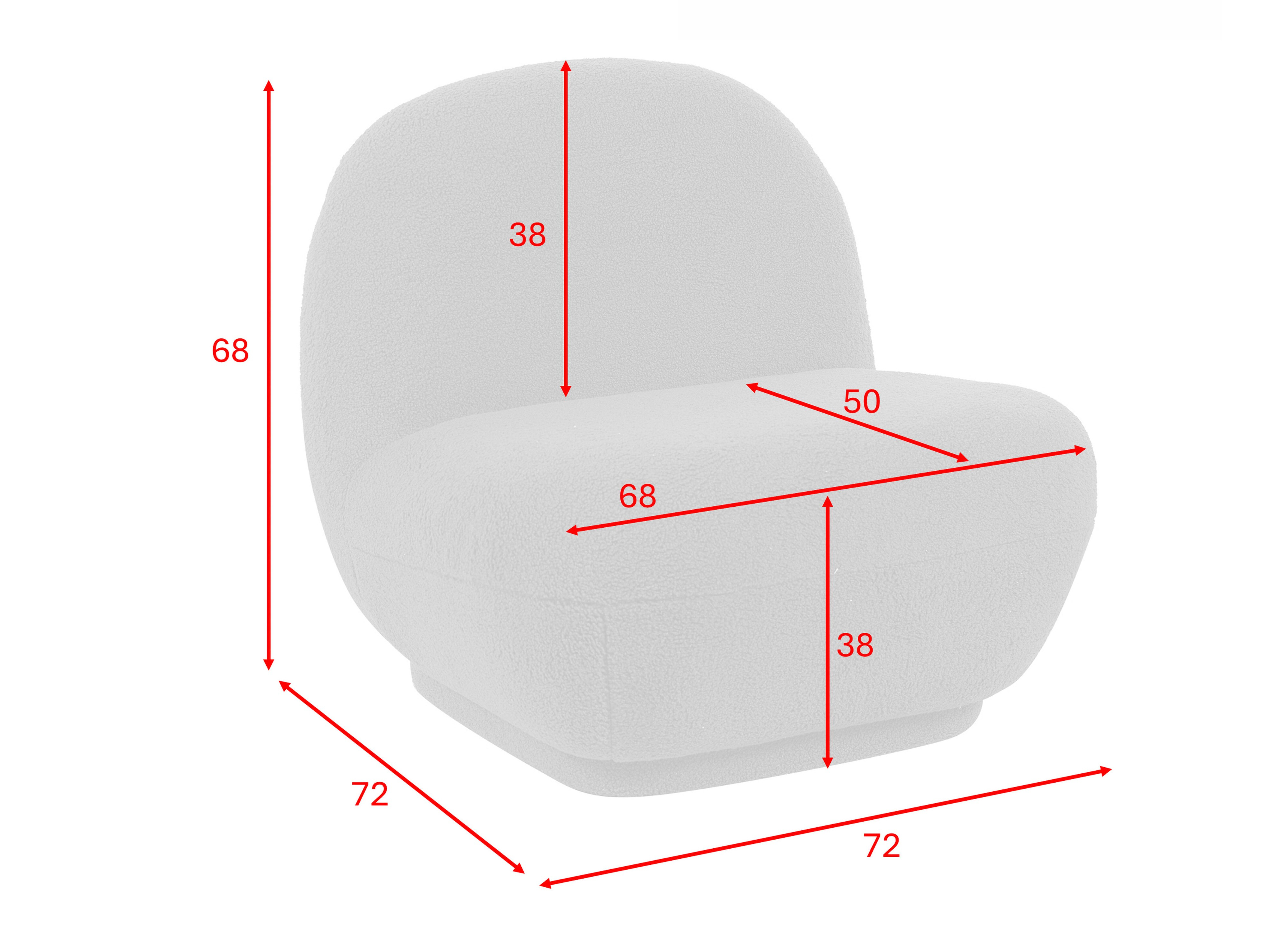 Armchair Anaheim 122 (Beige)