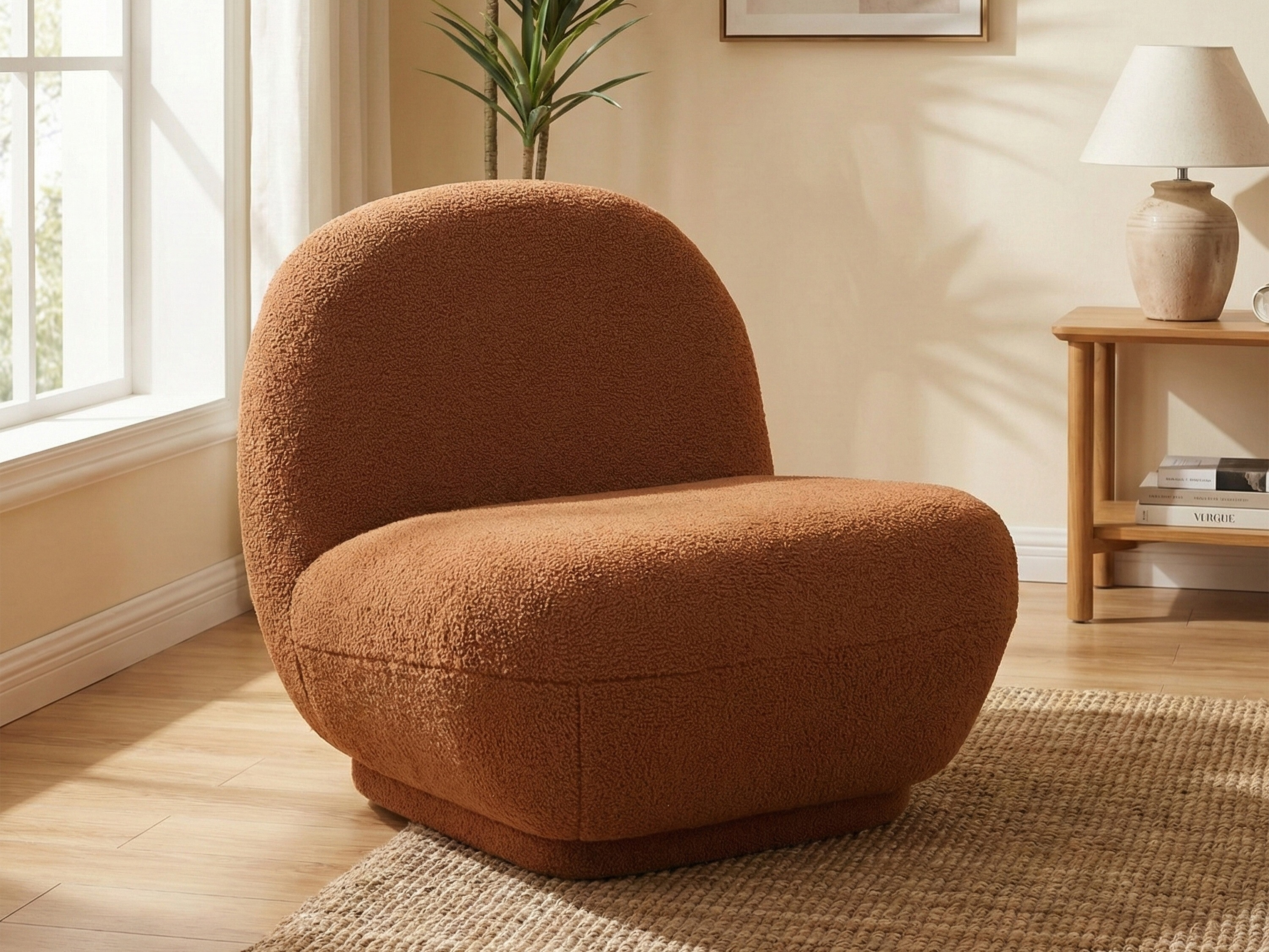 Armchair Anaheim 122 (Dark orange)