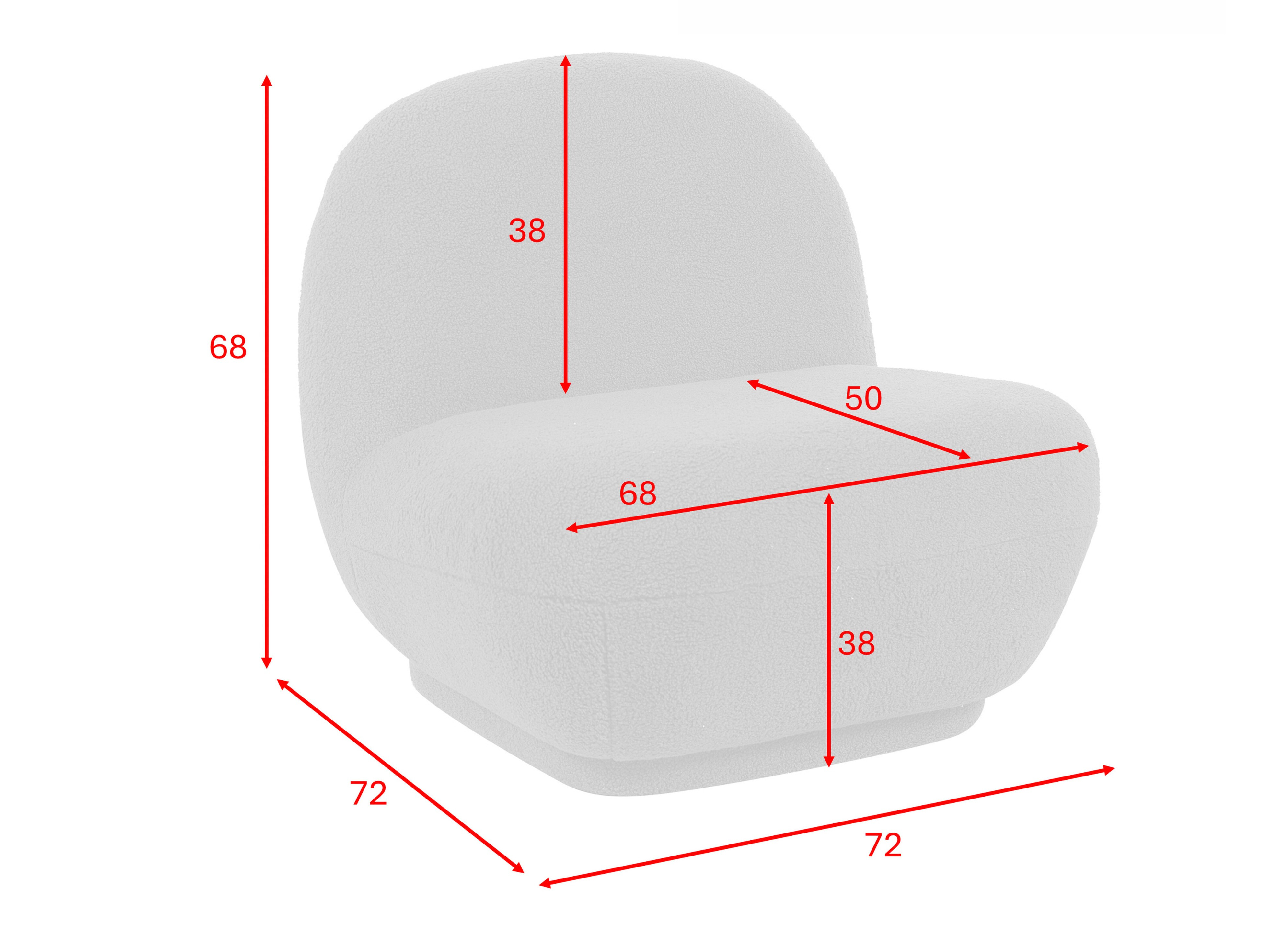 Armchair Anaheim 122 (Grey)