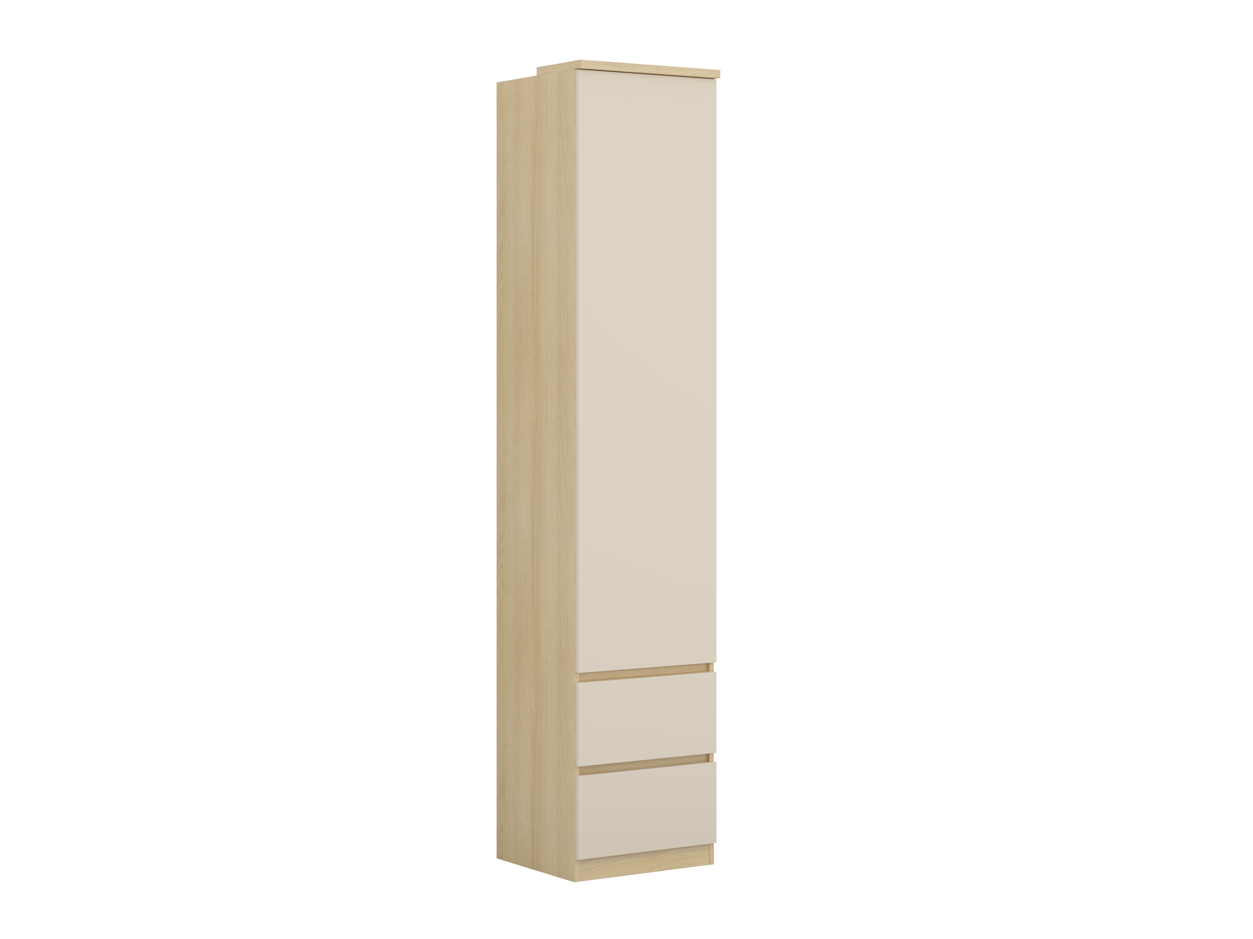 Bookcase Nolcala 115 (Oak + Beige)