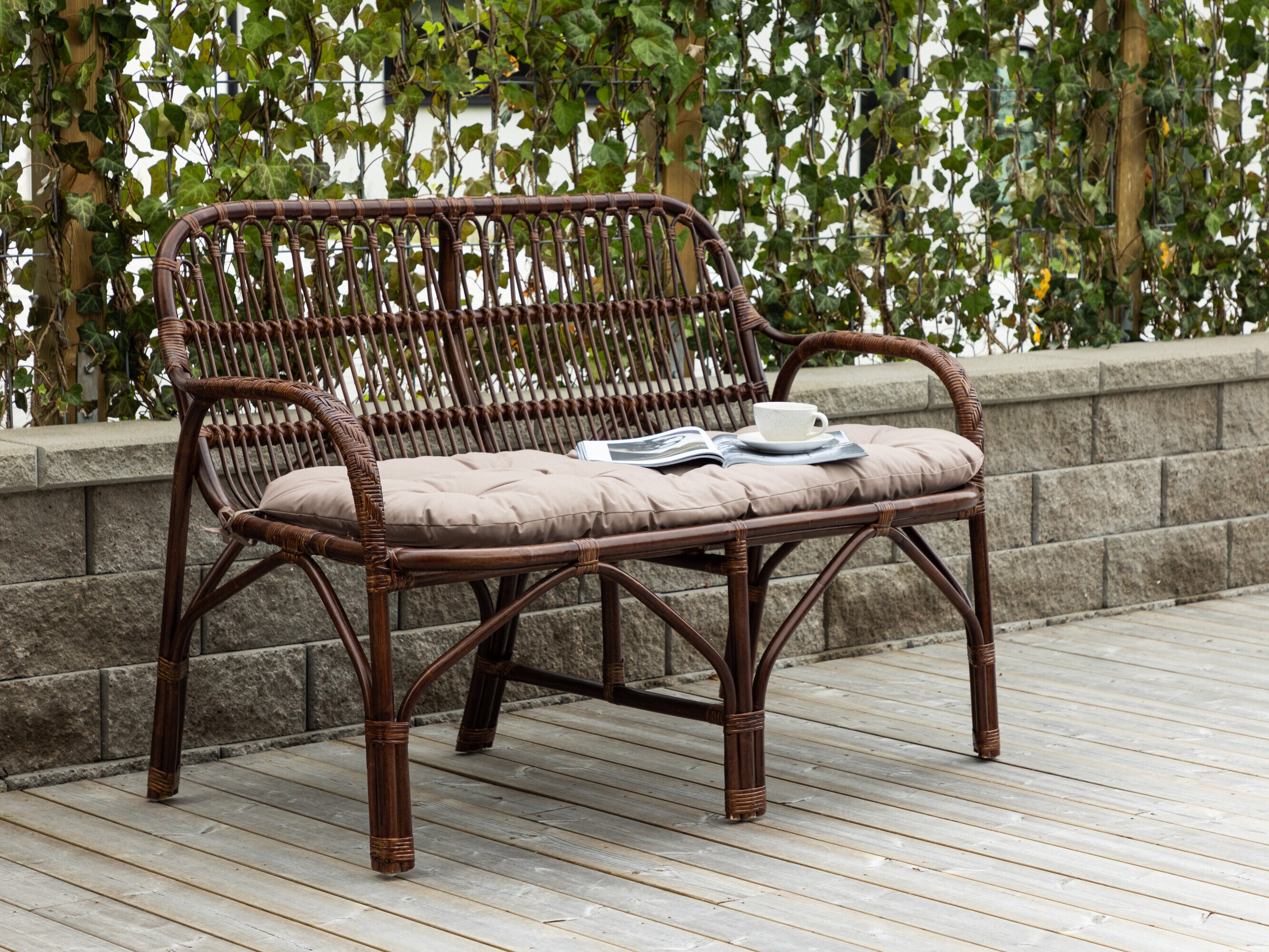 Outdoor sofa Dallas 5200 (Walnut)