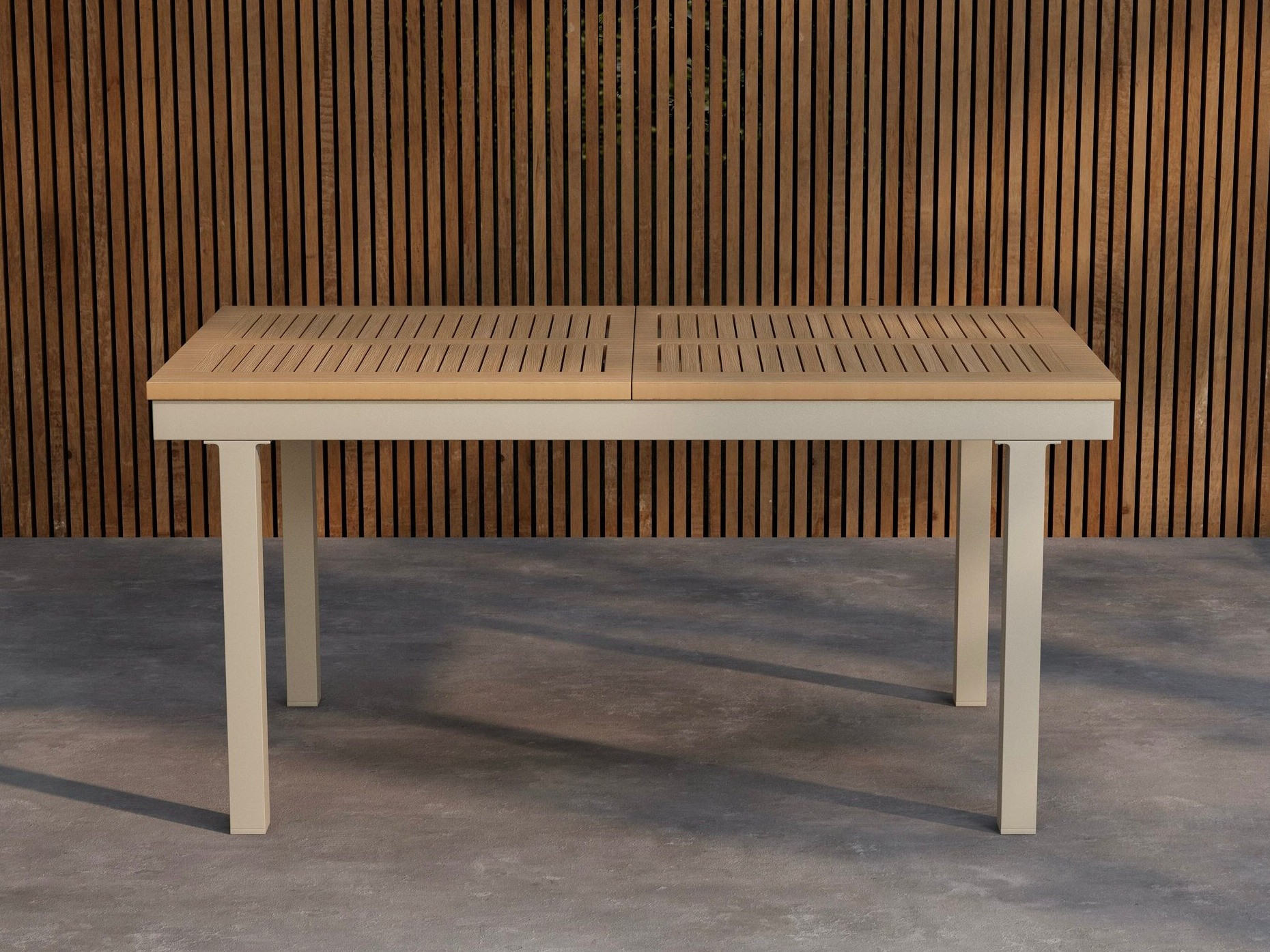 Outdoor table Dallas 809 (Teak + Beige)