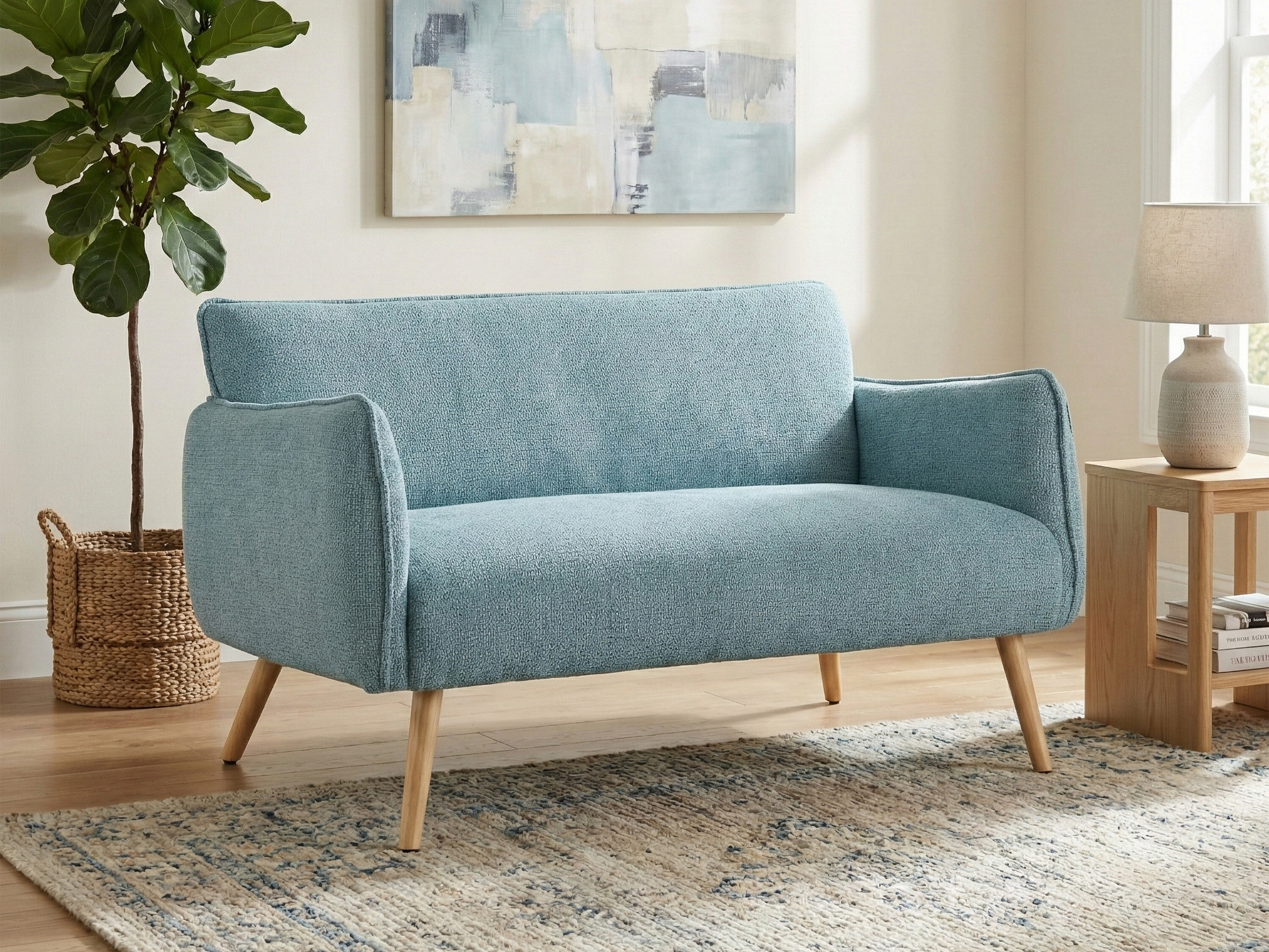 Sofa Anaheim 124 (Light blue)