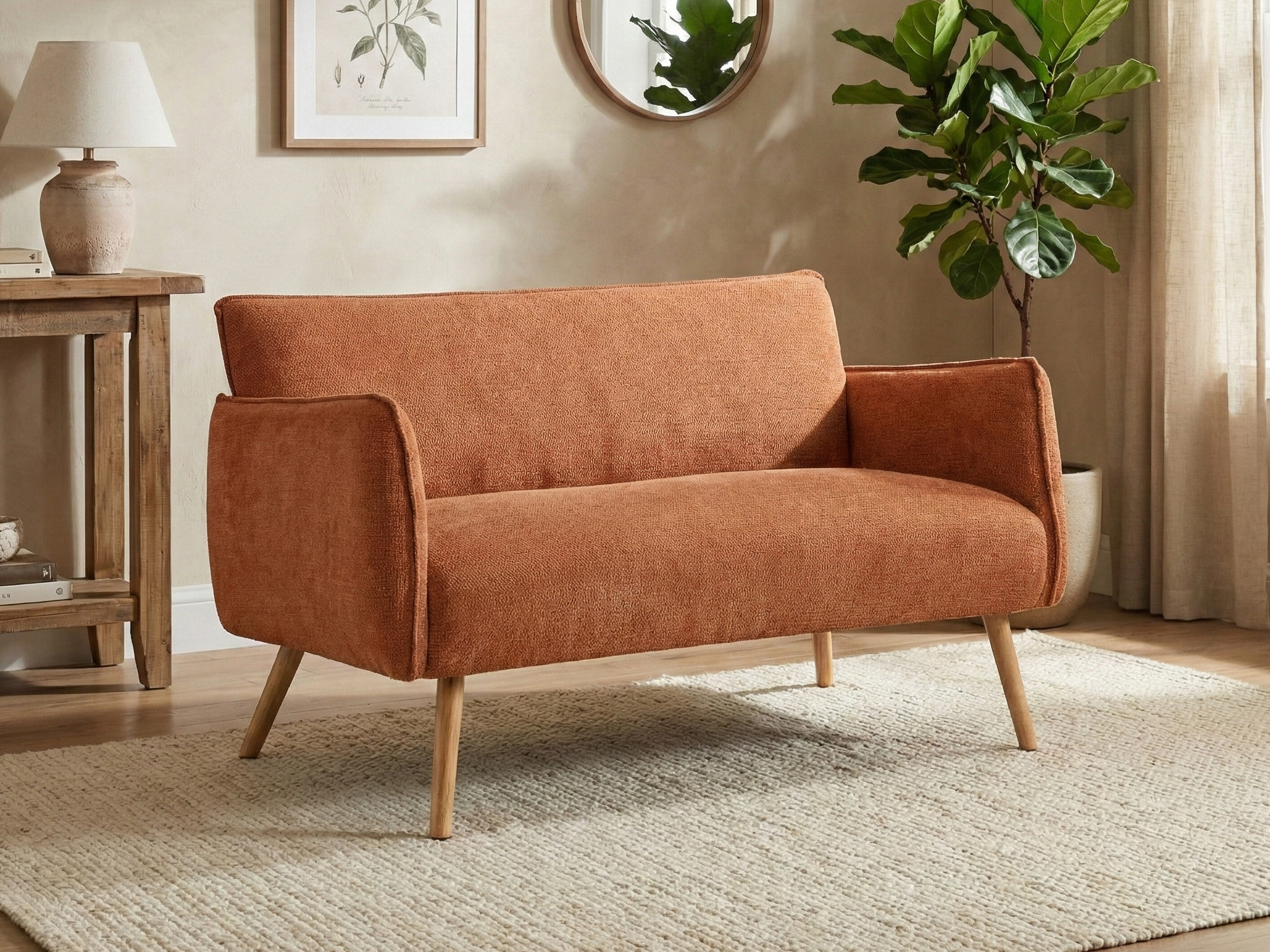 Sofa Anaheim 124 (Orange)