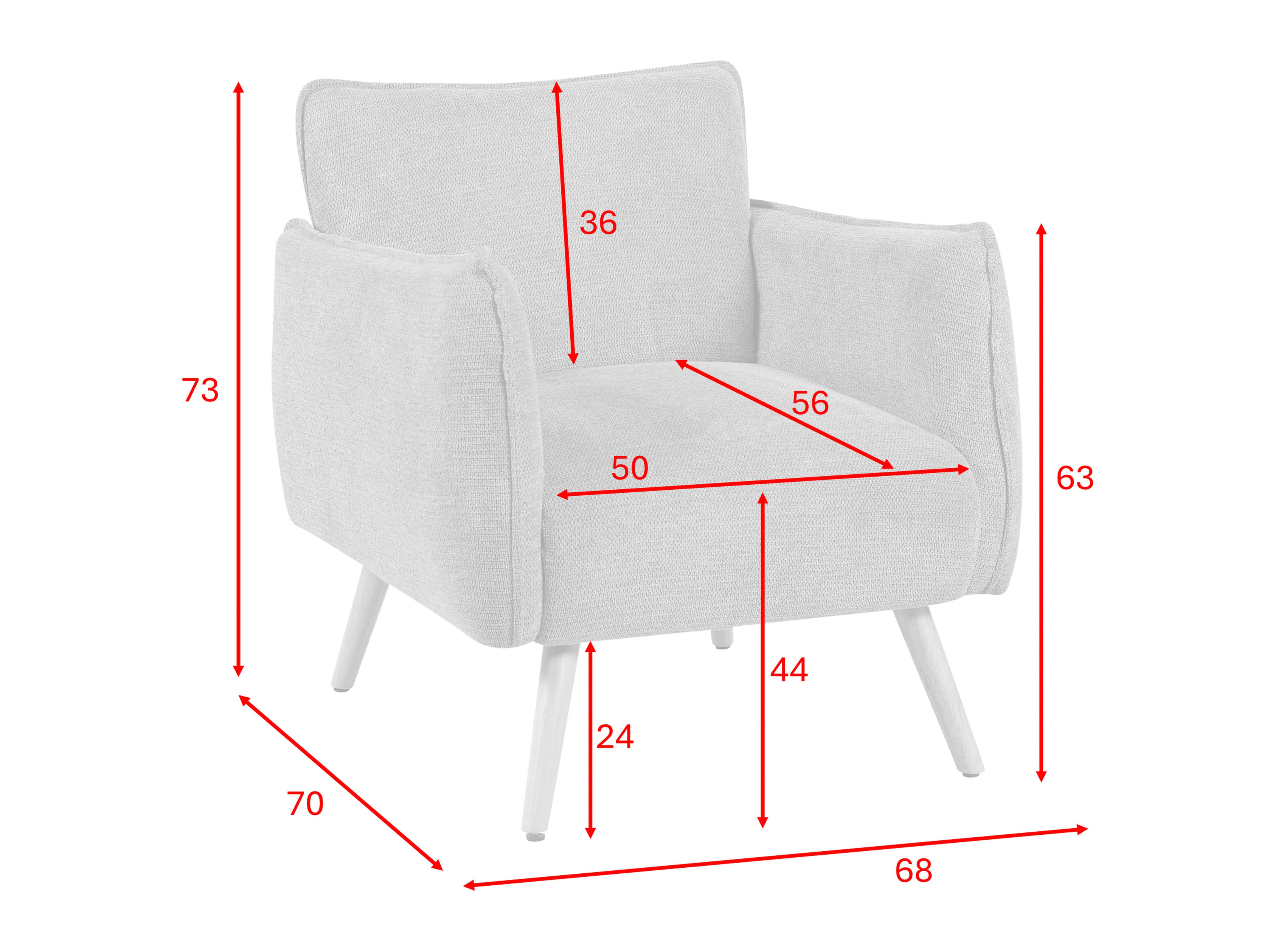 Upholstered furniture set Anaheim 125 (Light blue)