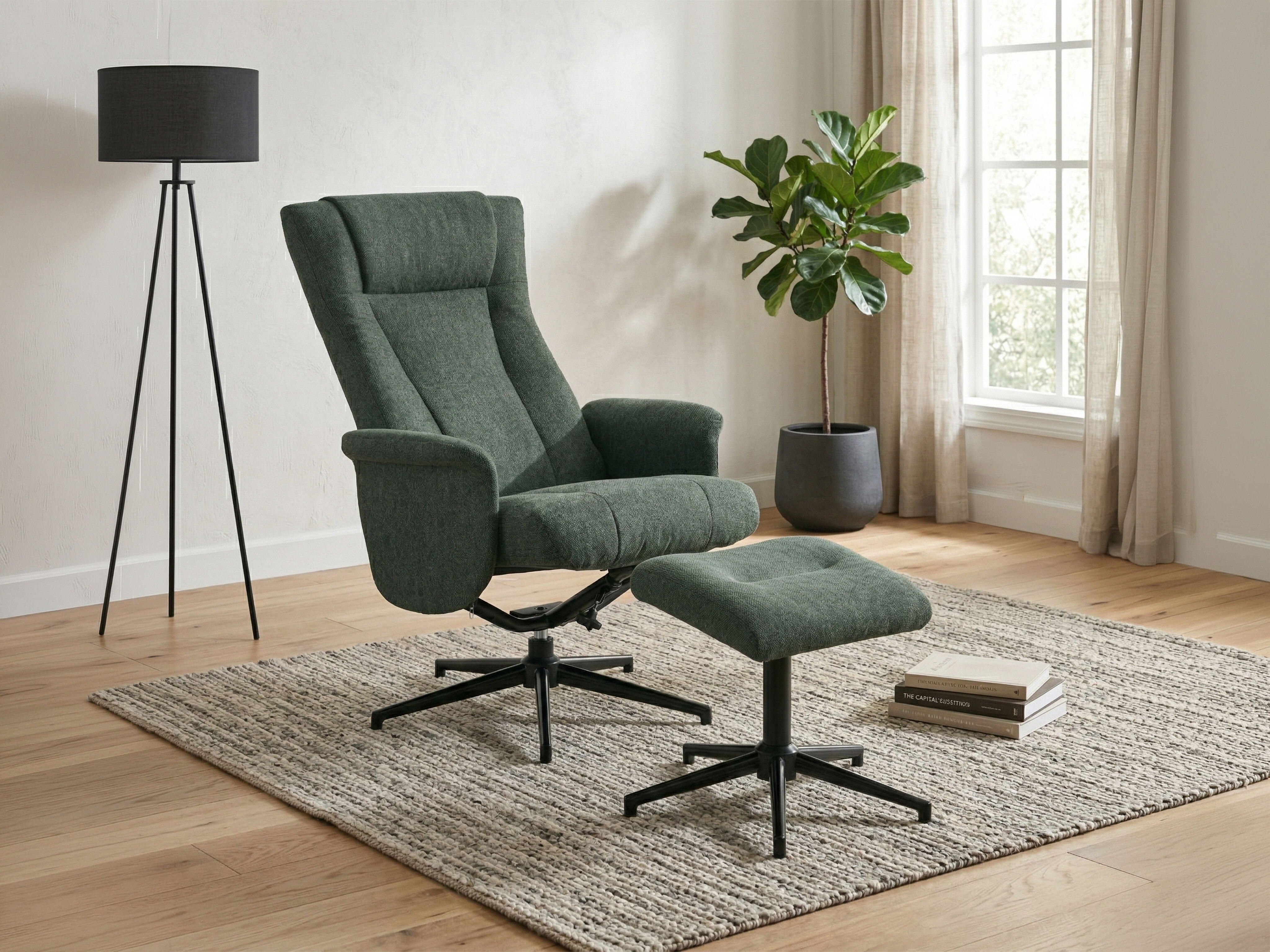 Armchair recliner Anaheim 126 (Green)