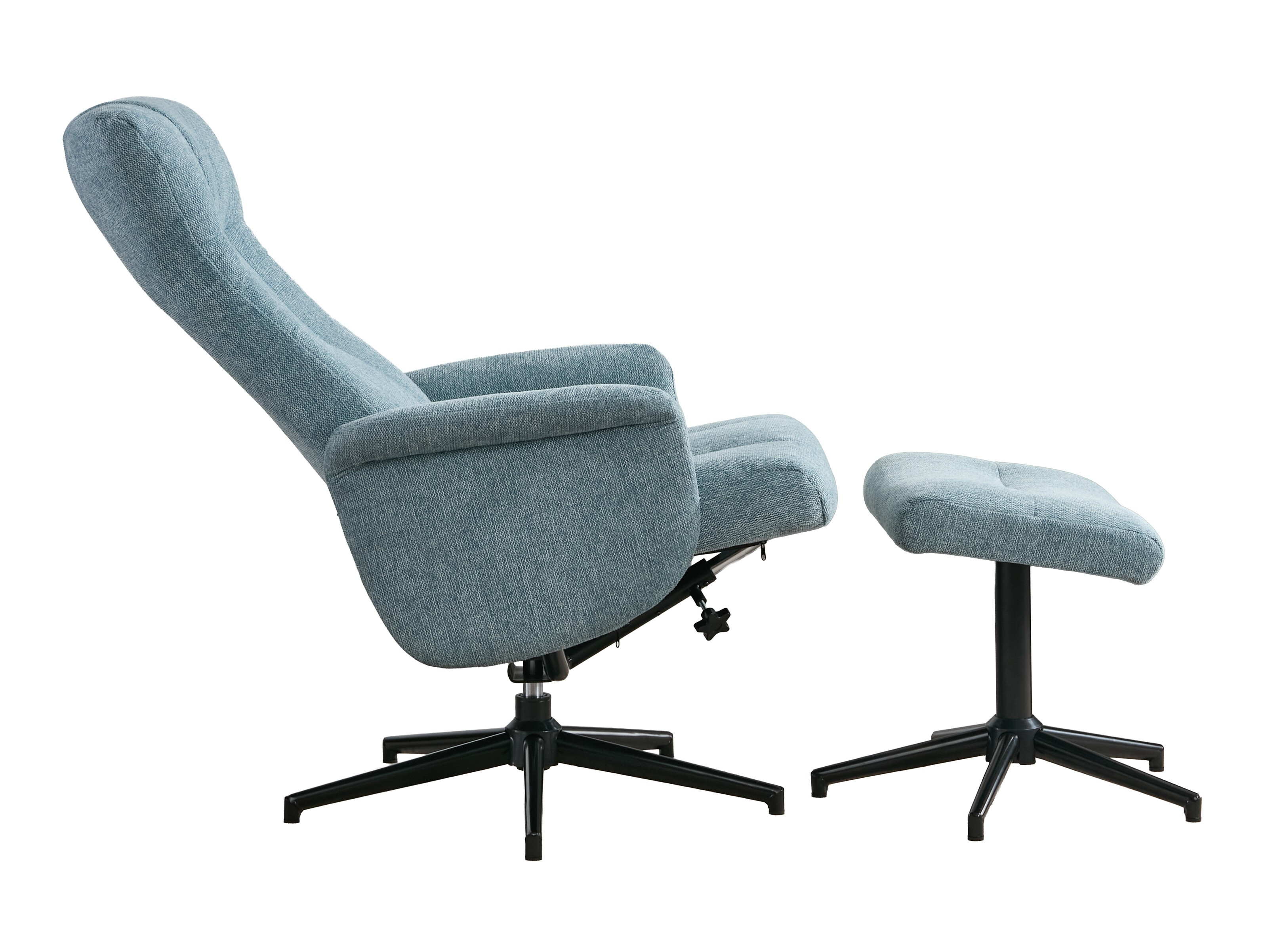 Armchair recliner Anaheim 126 (Light blue)