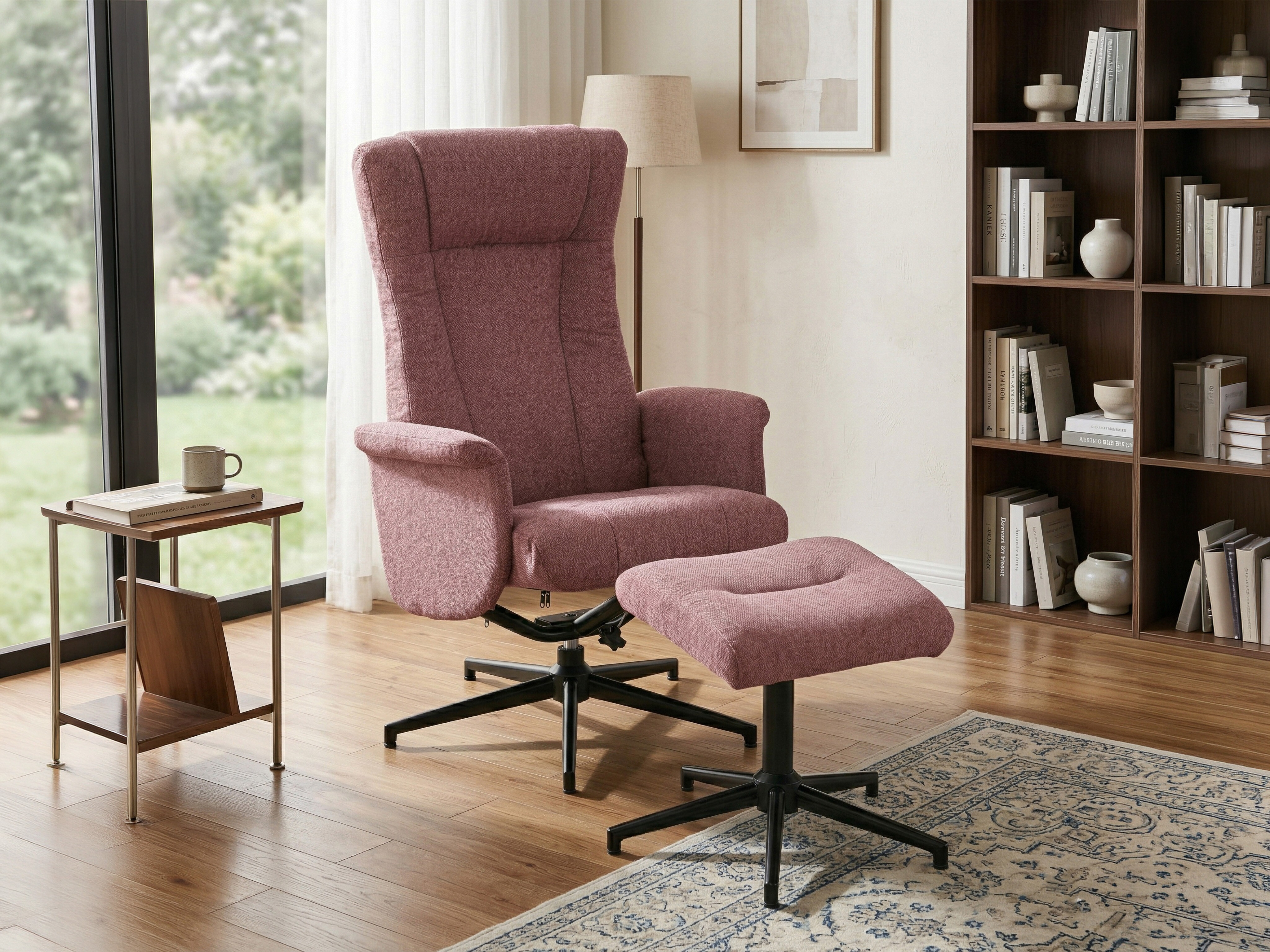 Armchair recliner Anaheim 126 (Pink)
