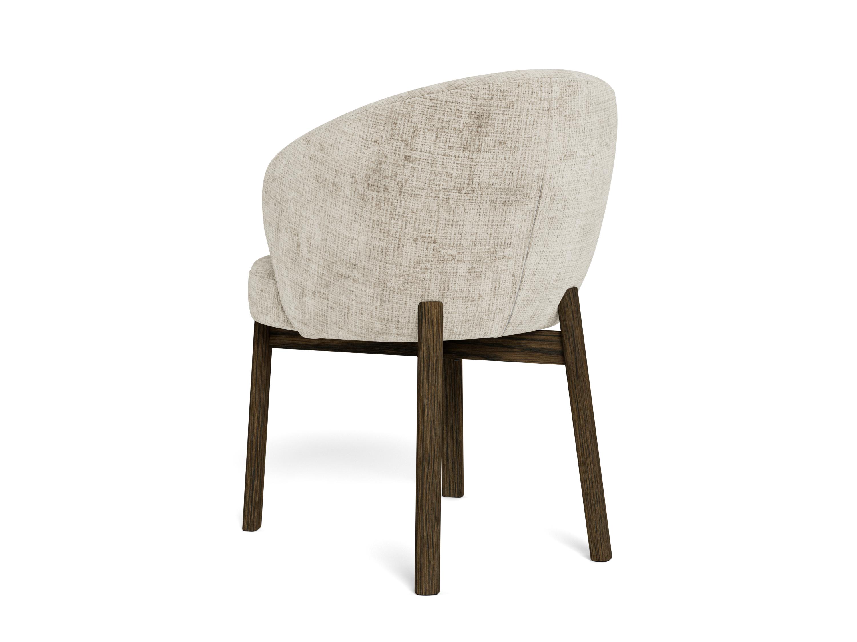 Chair Norsica 1001 (Beige + Dark brown)