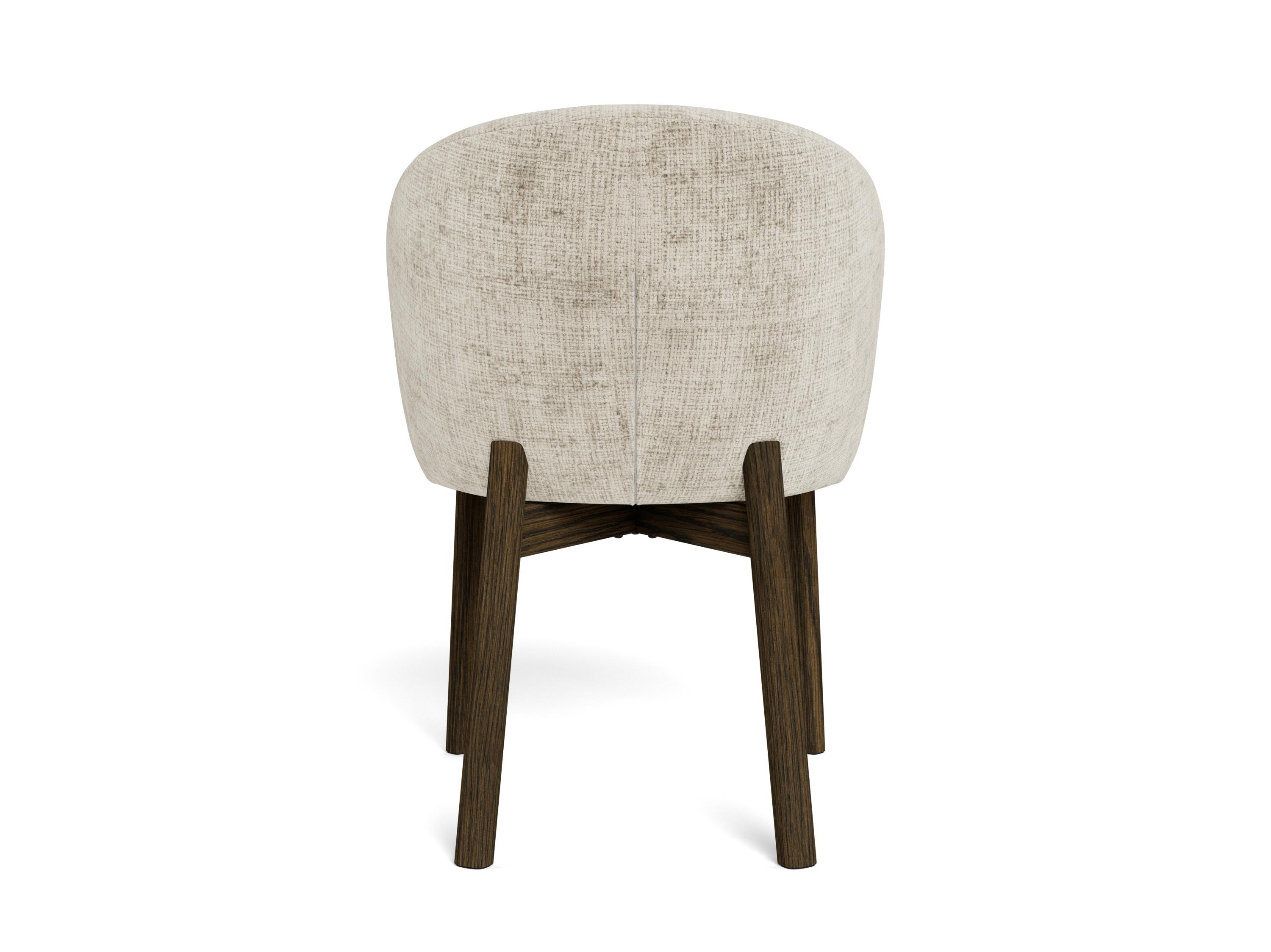 Chair Norsica 1001 (Beige + Dark brown)