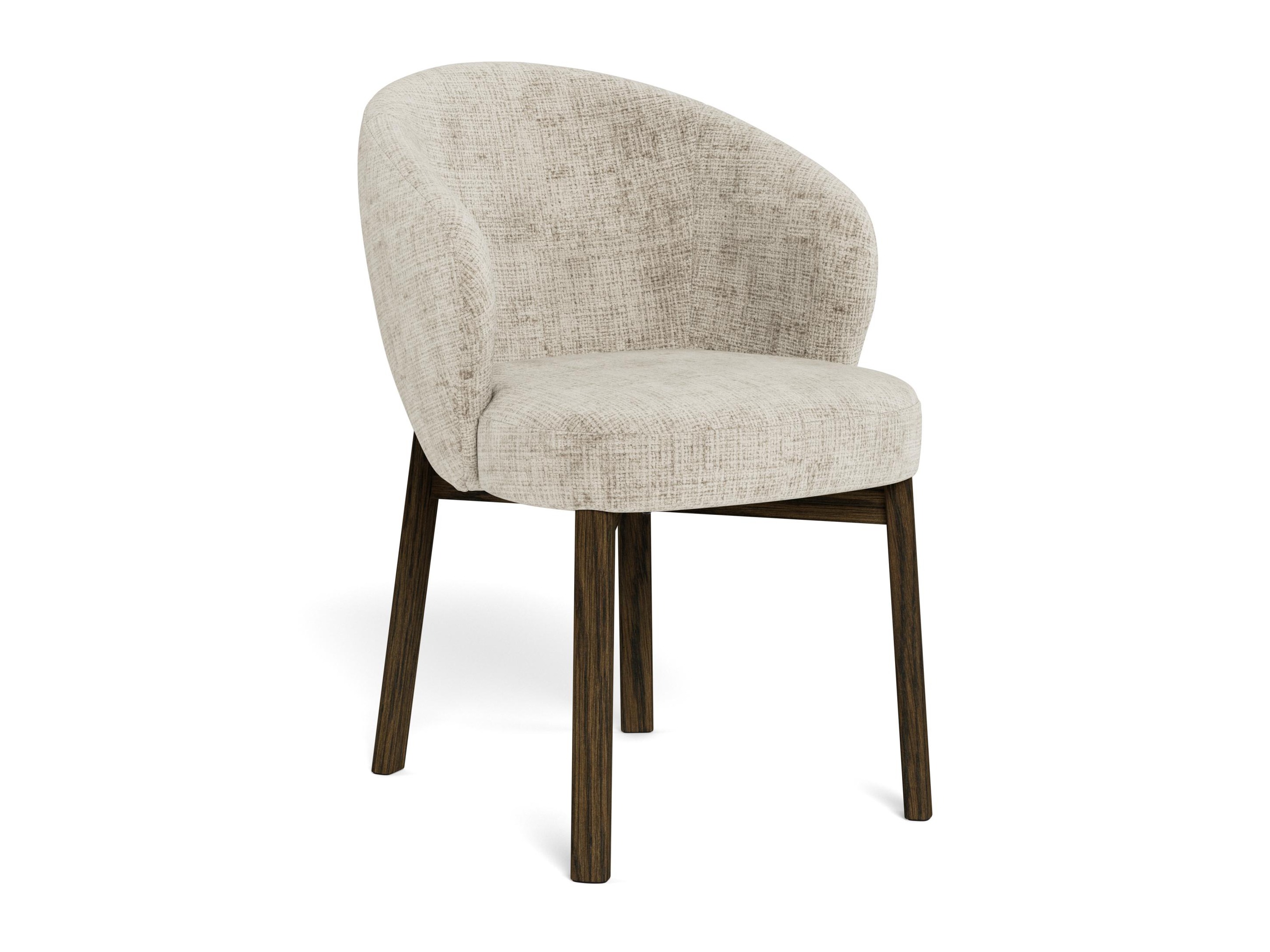 Chair Norsica 1001 (Beige + Dark brown)