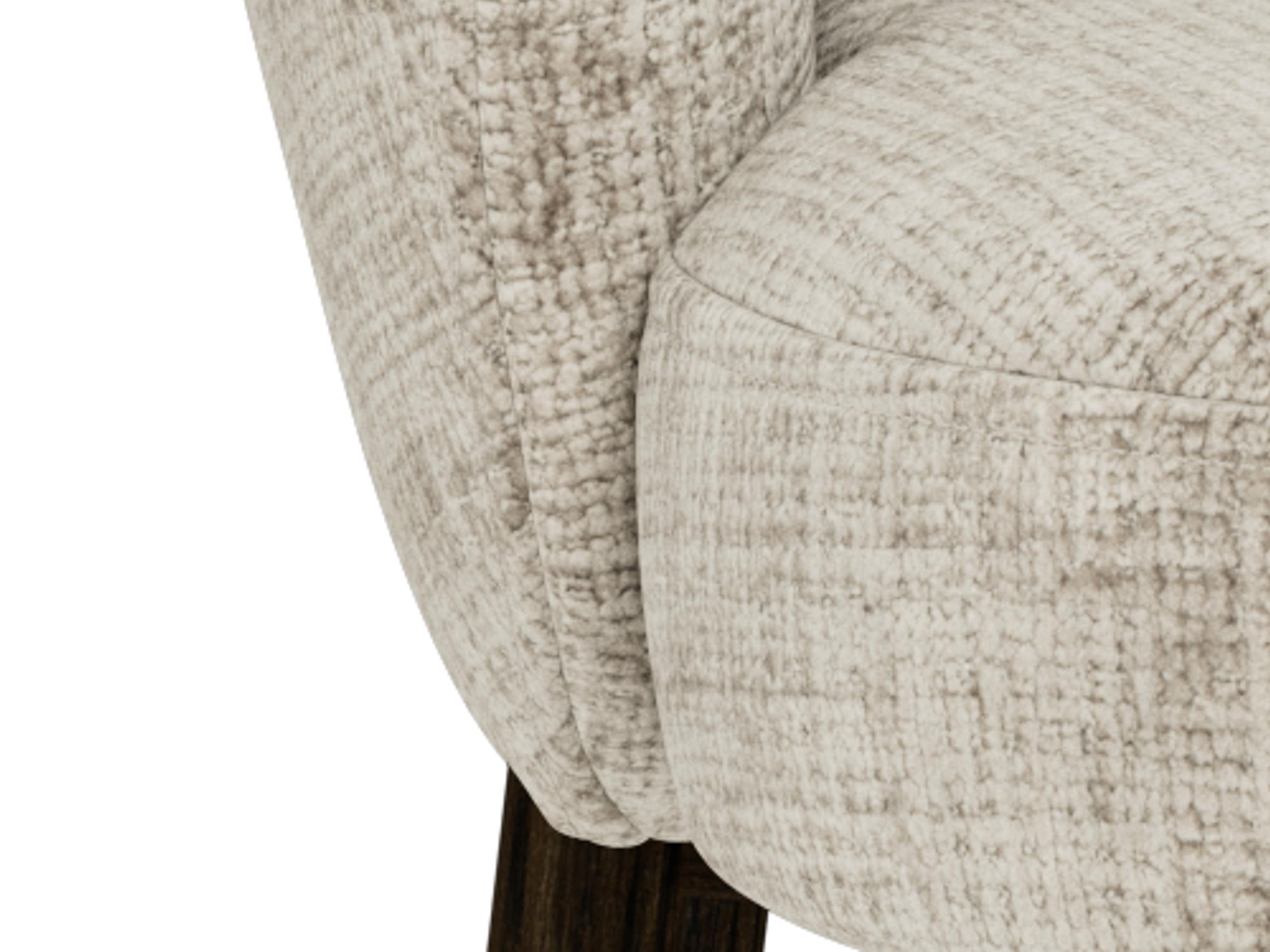 Chair Norsica 1001 (Beige + Dark brown)