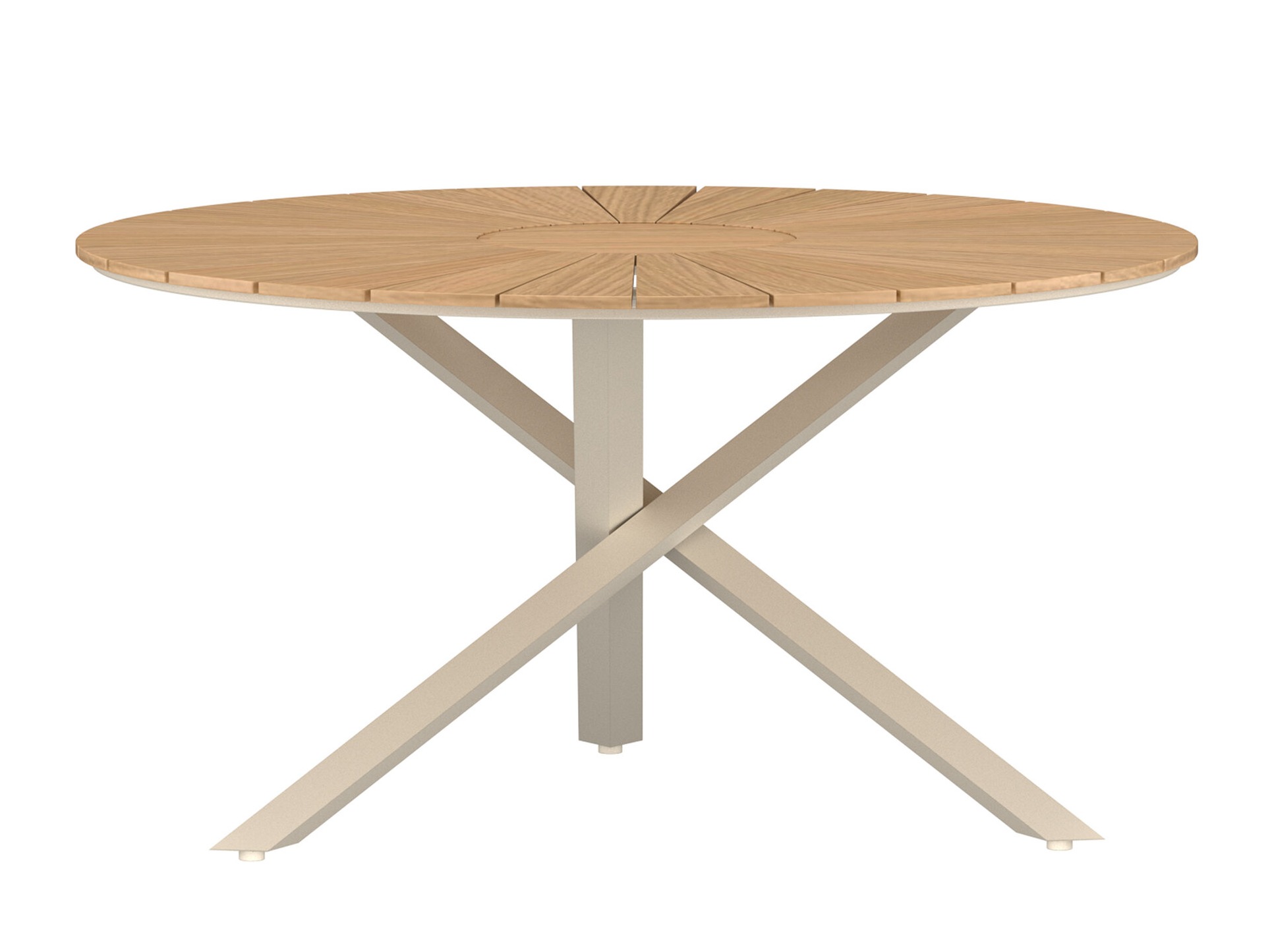 Outdoor table Dallas 5223 (Beige + Teak)