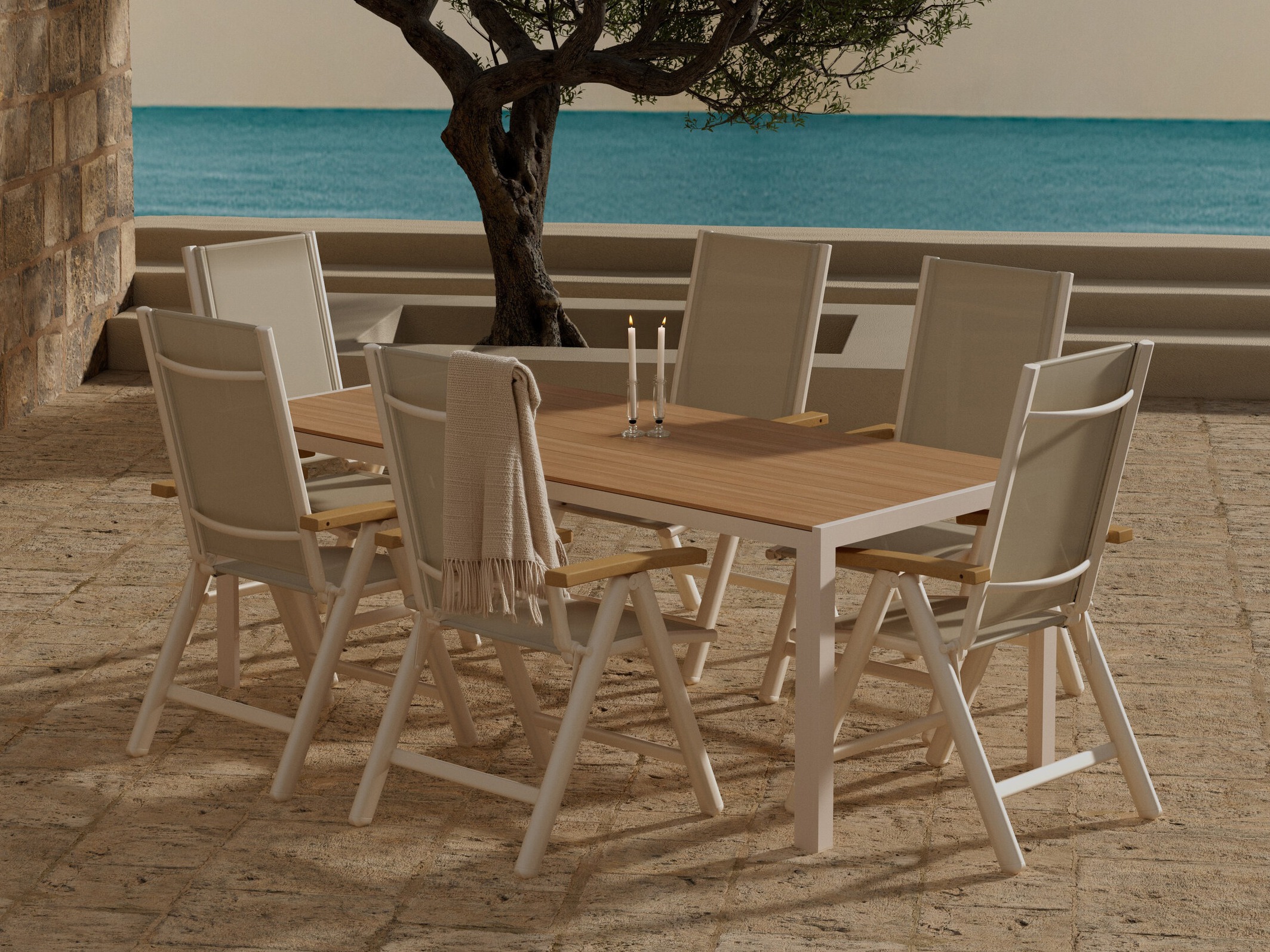 Table and chairs set Dallas 5205