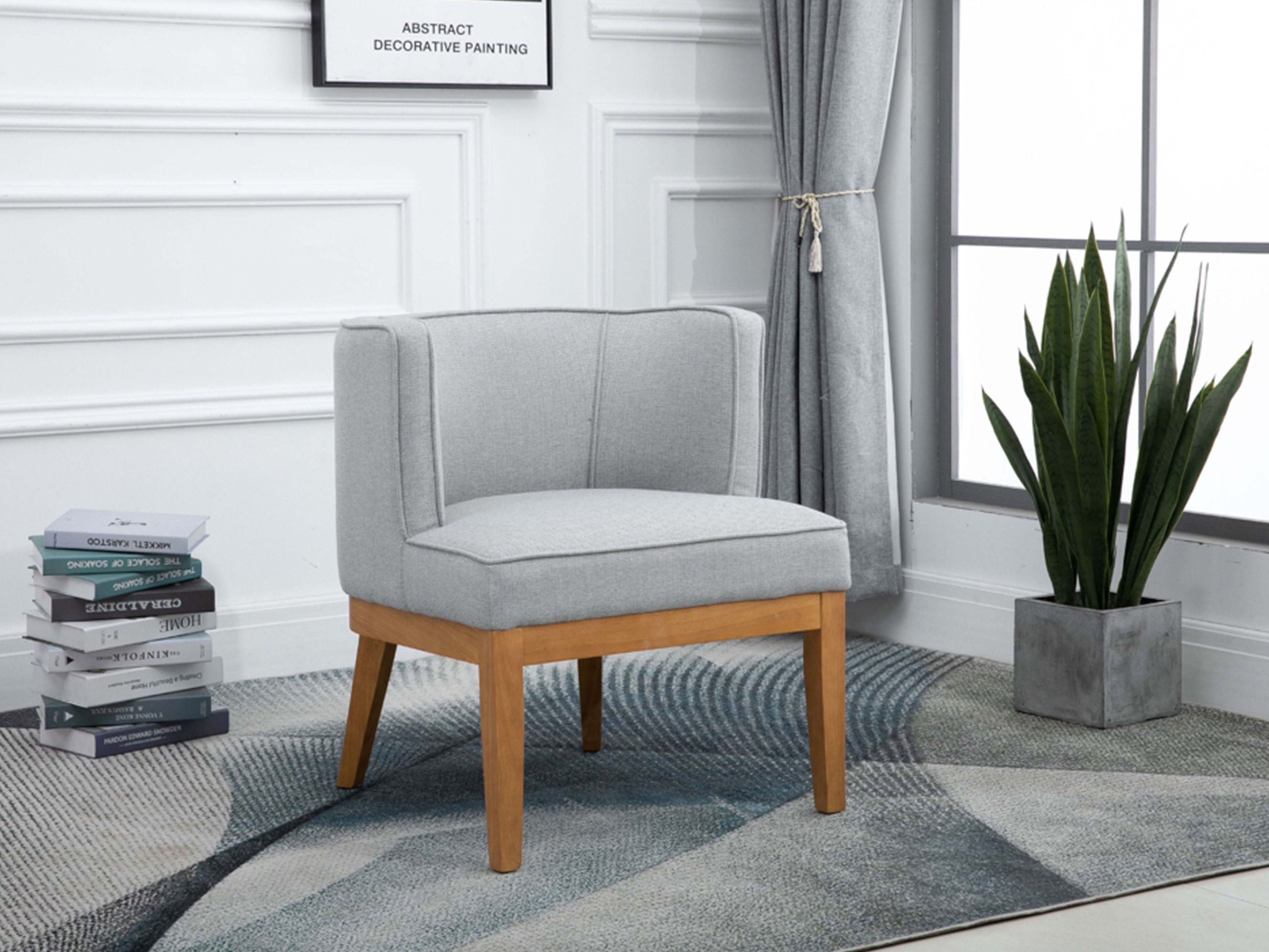 Armchair Anaheim 128 (Light grey)