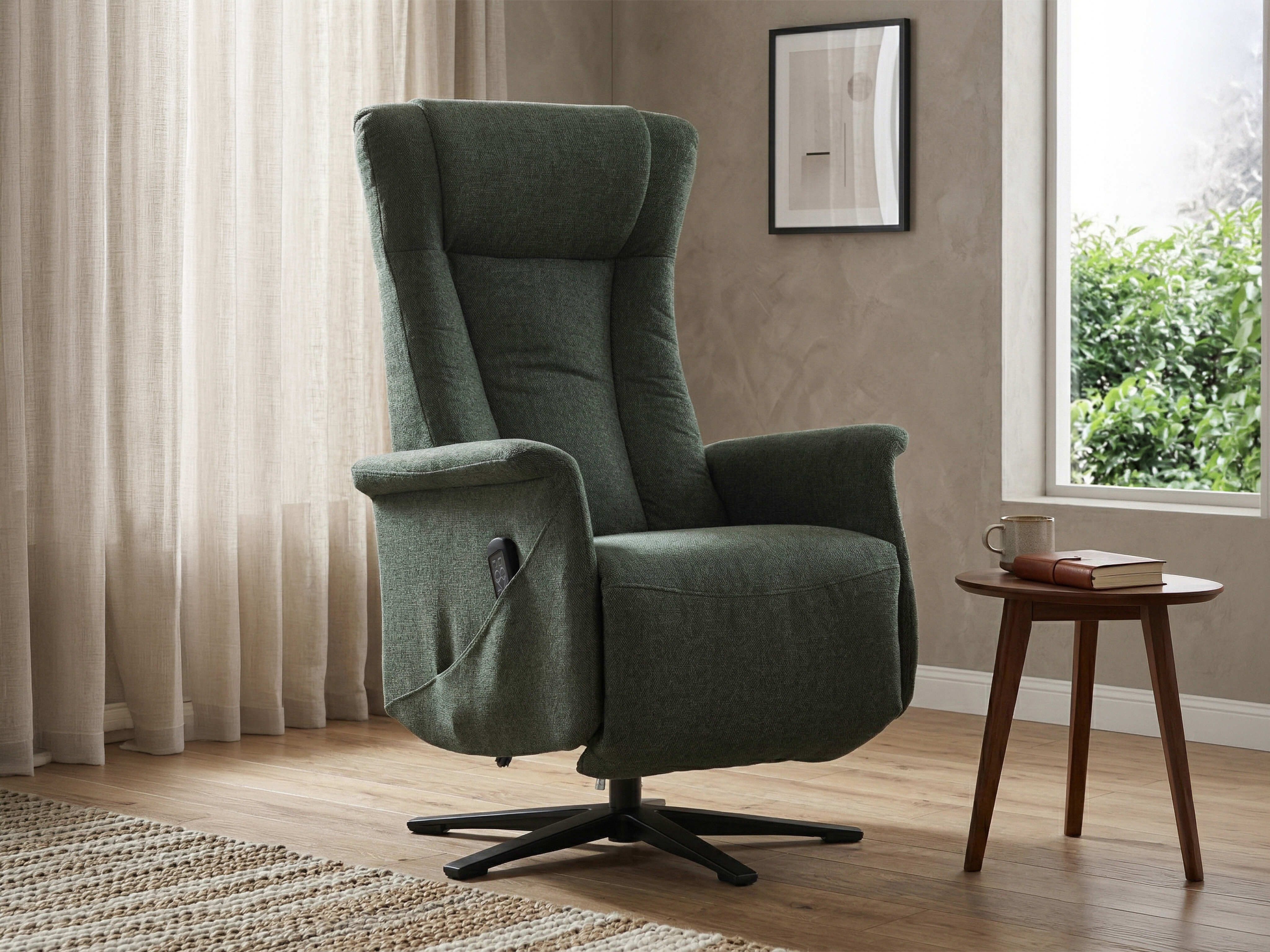 Armchair recliner Anaheim 127 (Green)