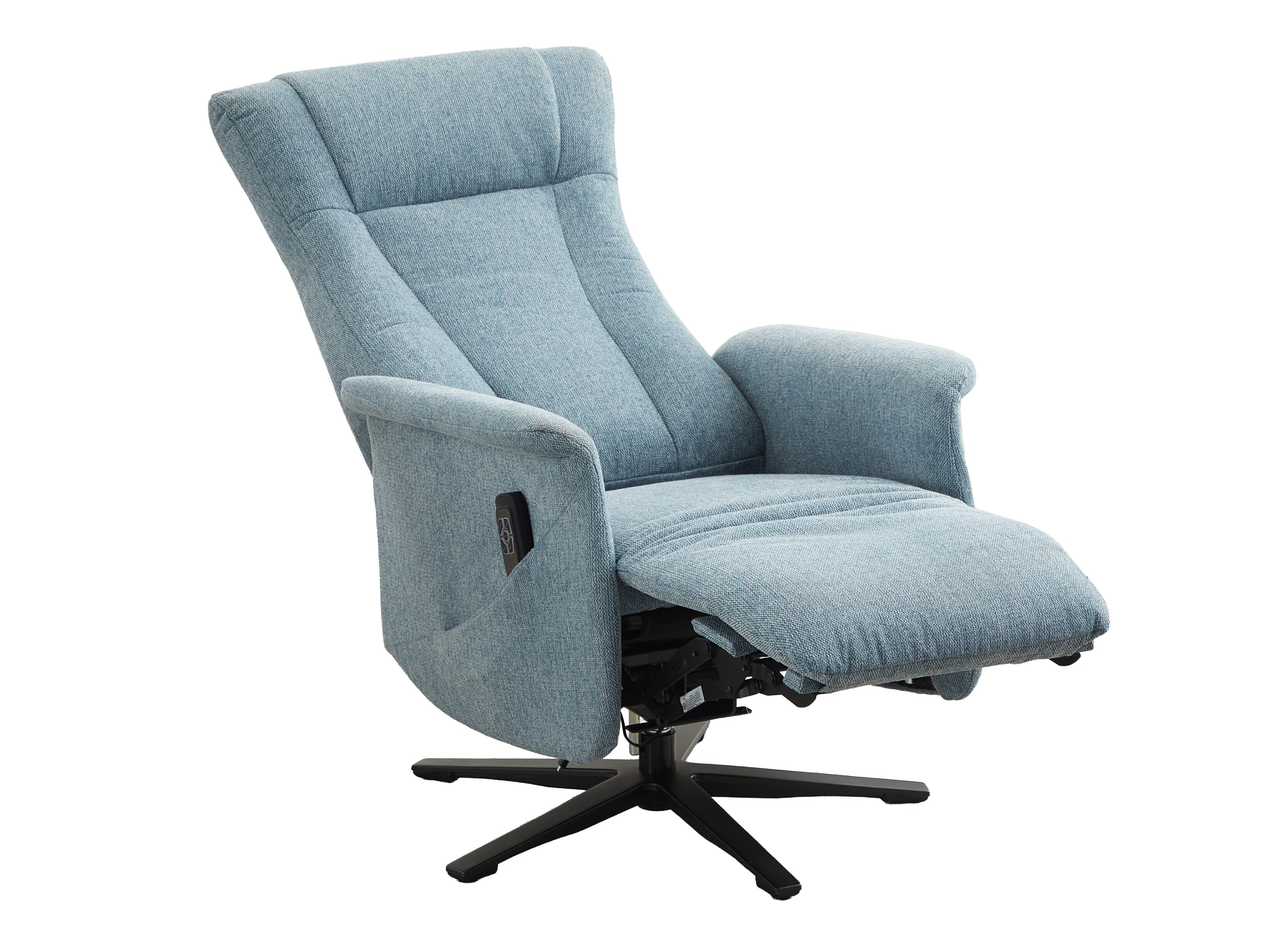 Armchair recliner Anaheim 127 (Light blue)