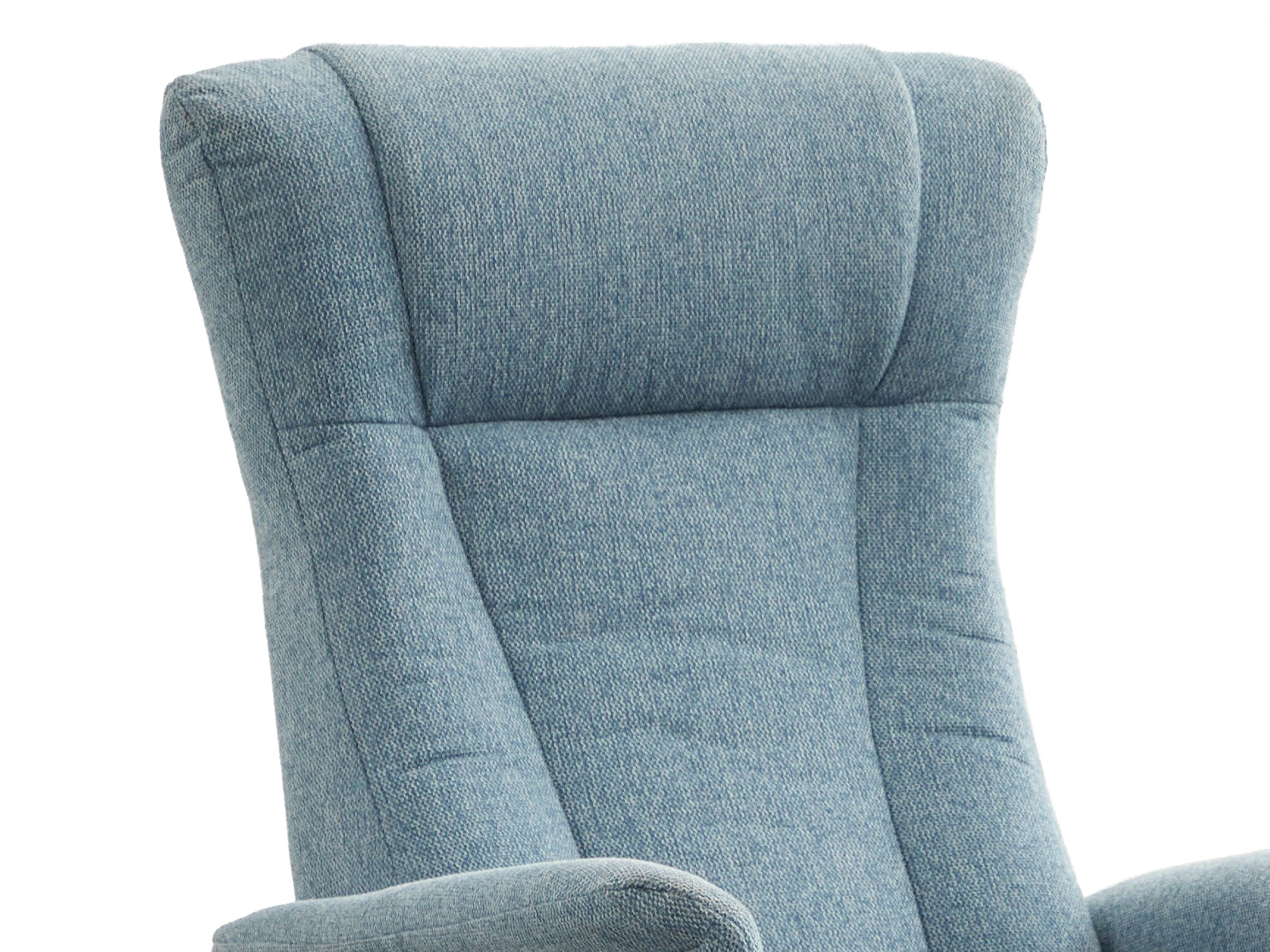 Armchair recliner Anaheim 127 (Light blue)