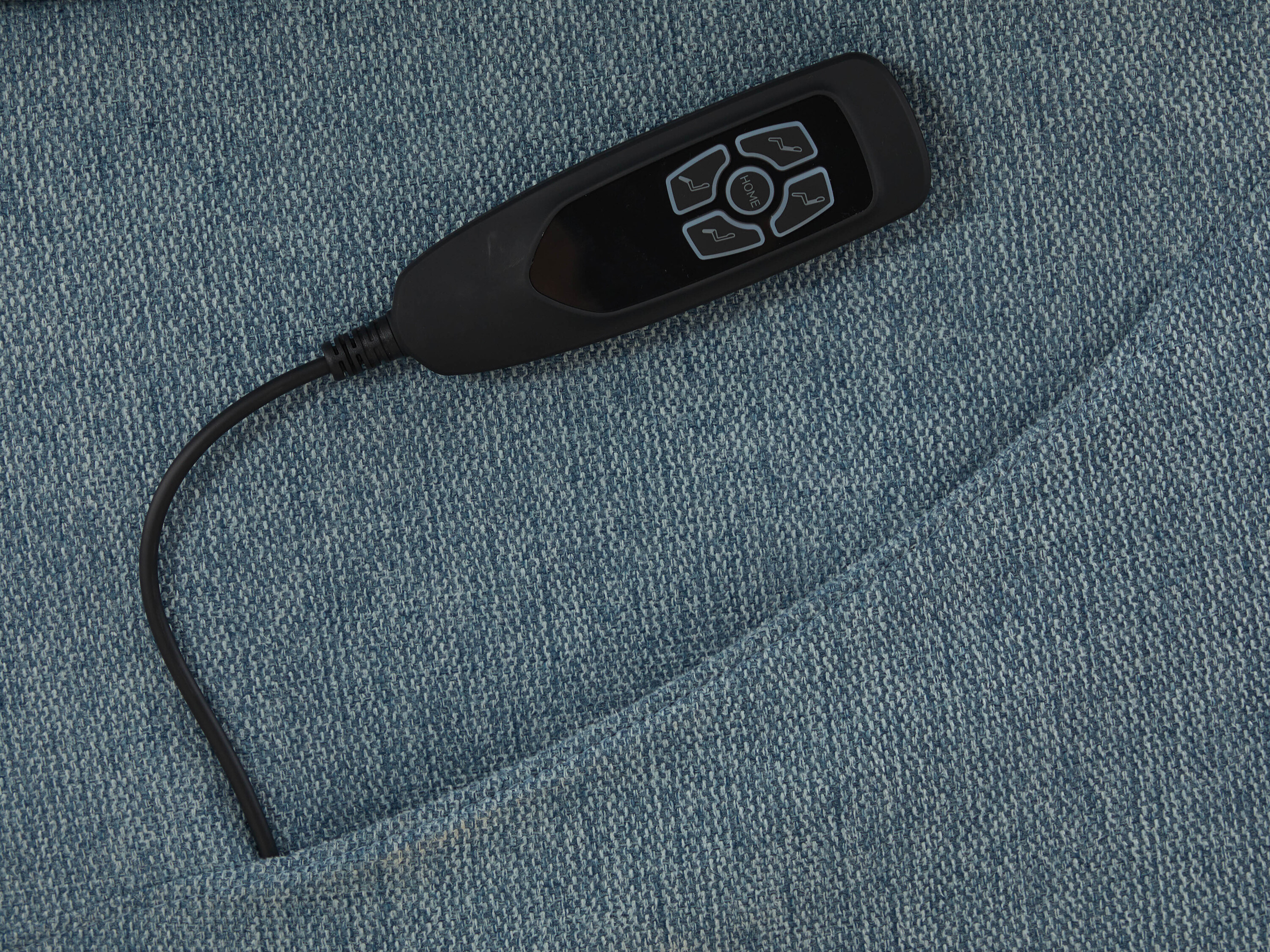 Armchair recliner Anaheim 127 (Light blue)