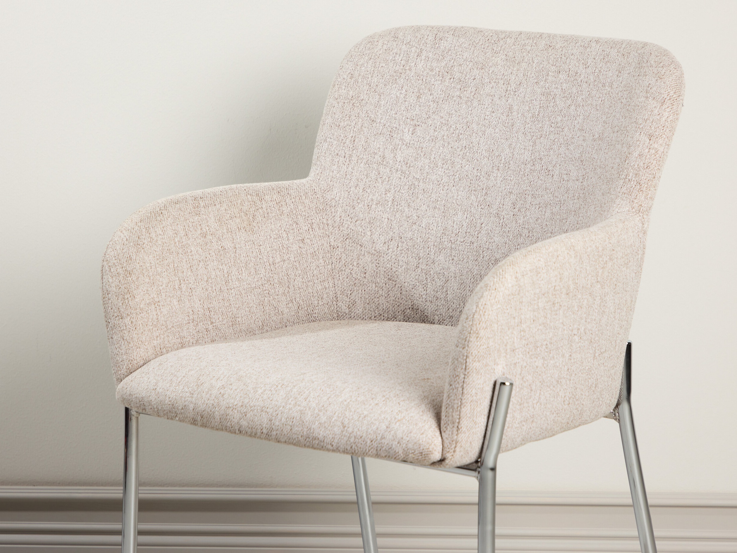 Chair Dallas 5224 (Silver + Beige)