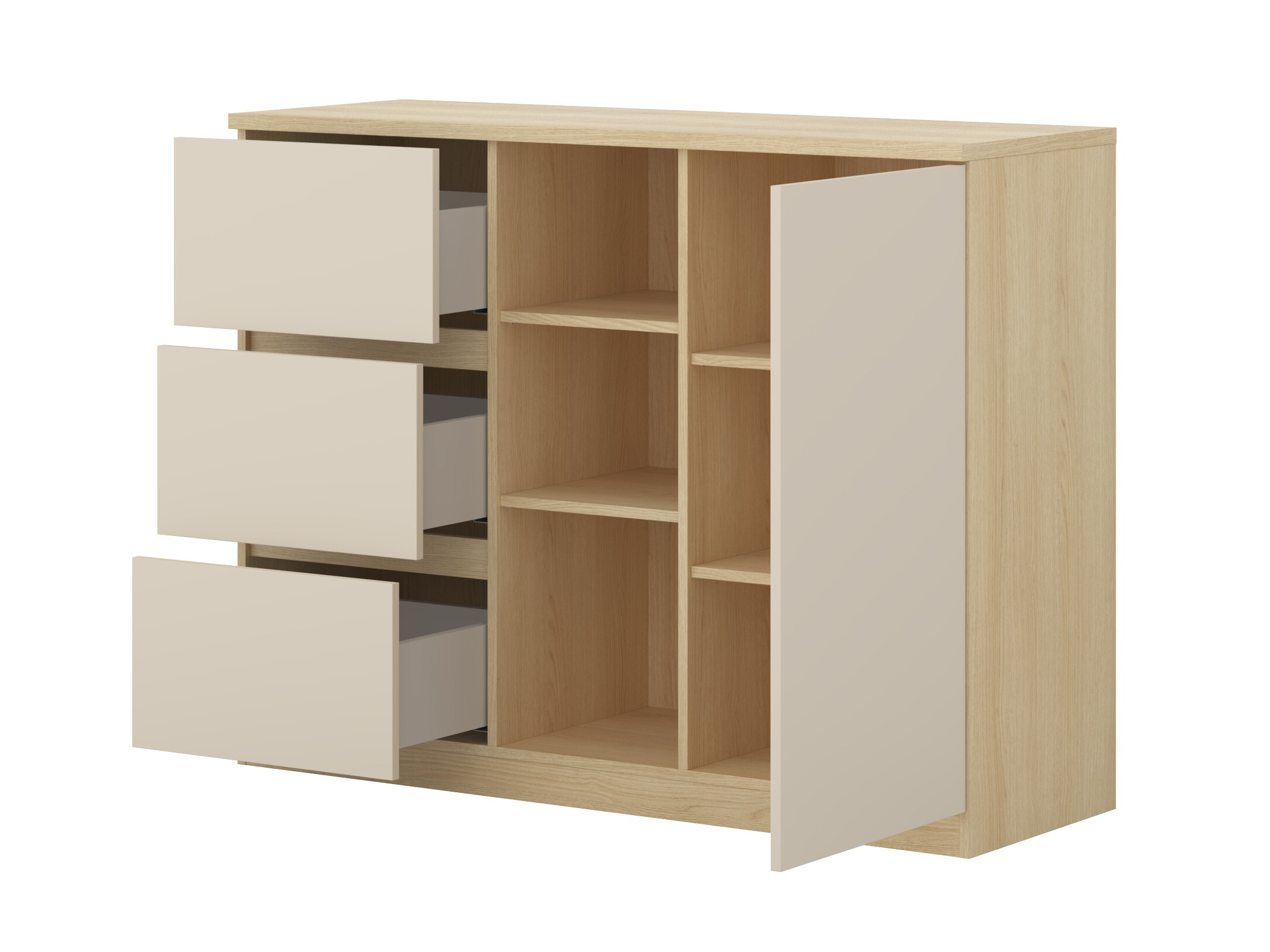 Furniture set Nolcala 122 (Oak + Beige)