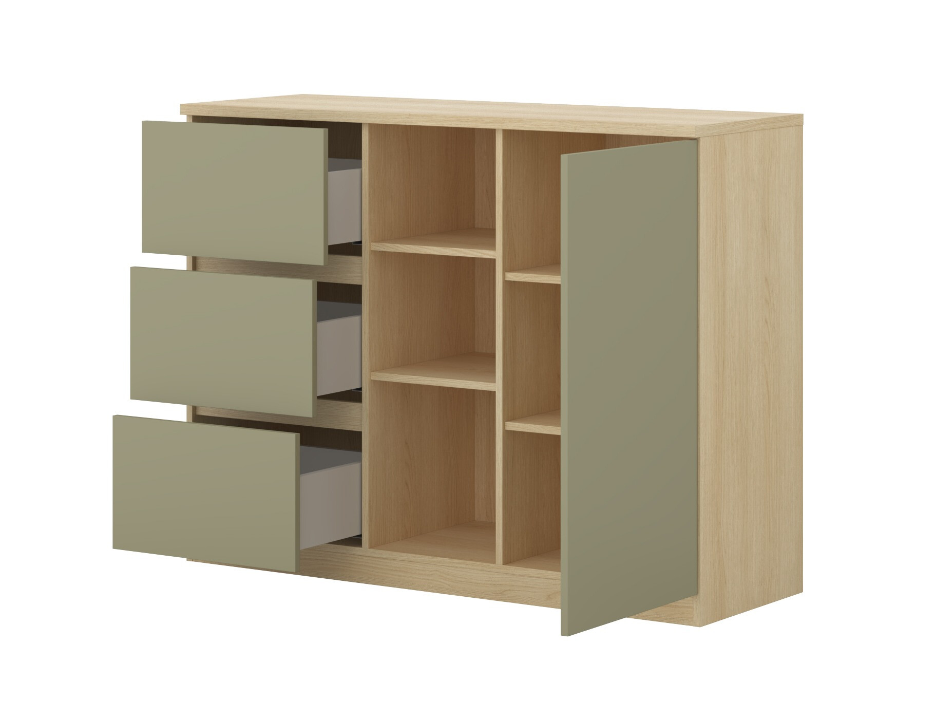 Furniture set Nolcala 122 (Oak + Eucalyptus)