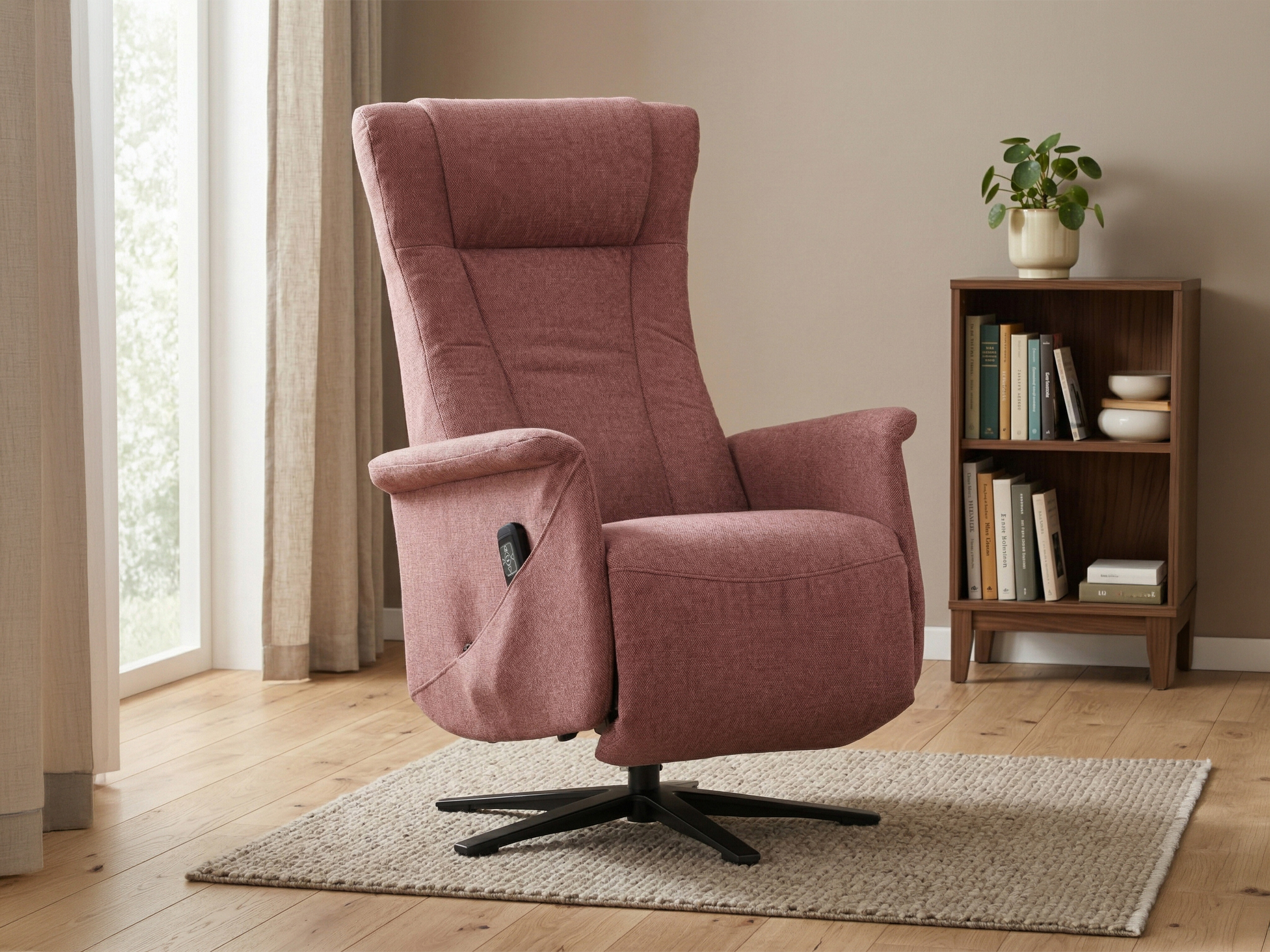 Recliner armchair Anaheim 127 (Pink)