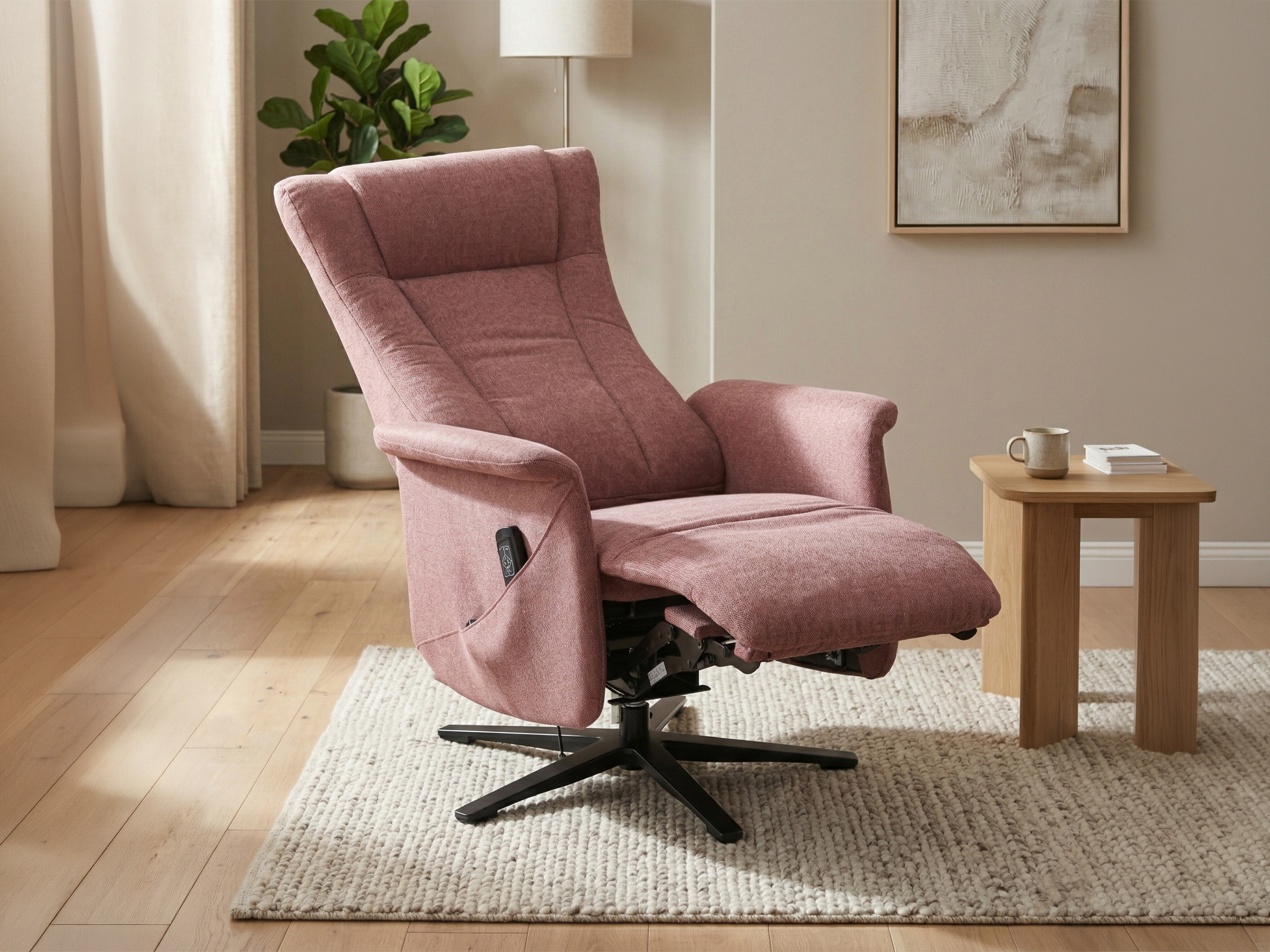 Recliner armchair Anaheim 127 (Pink)