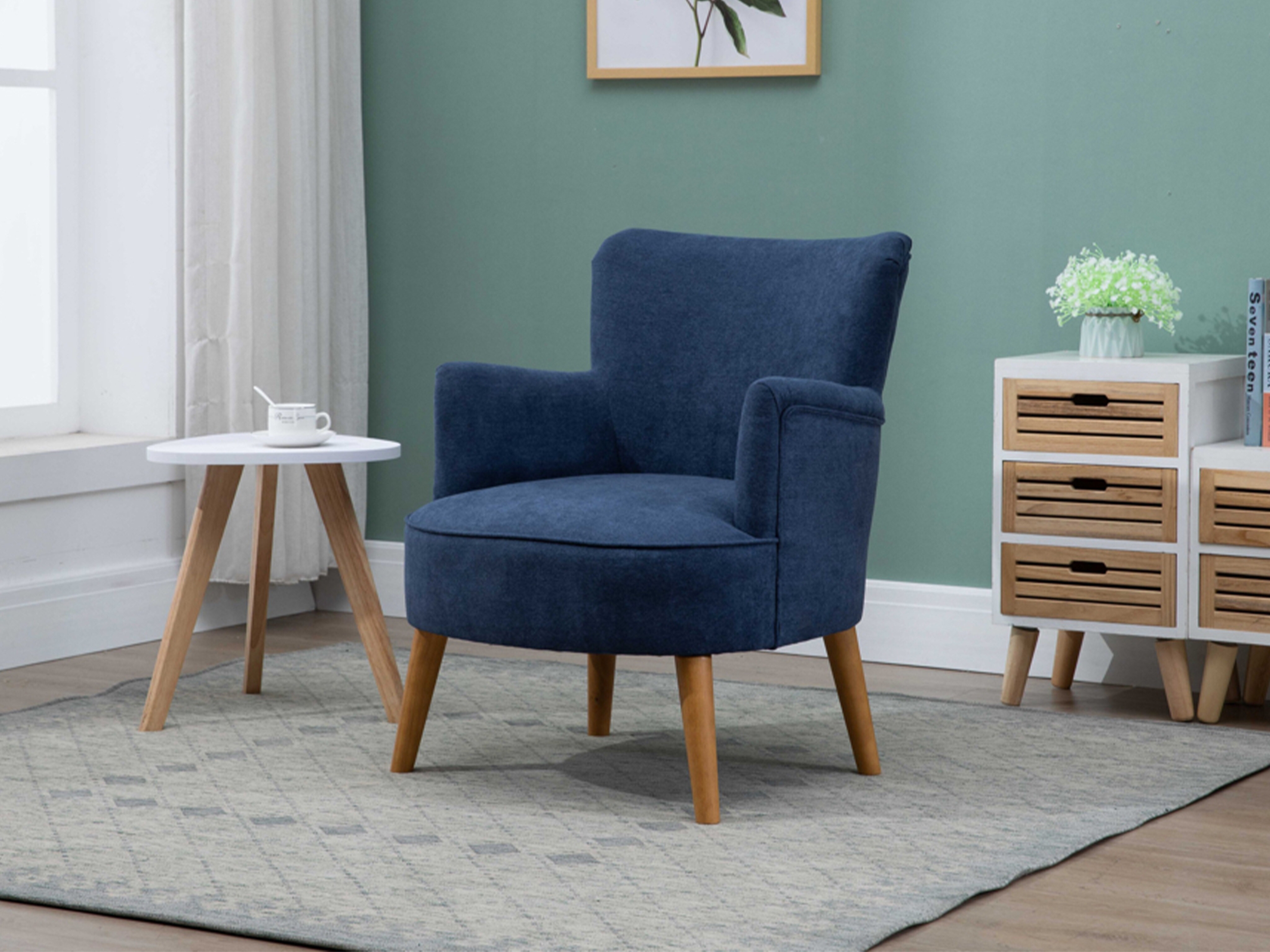 Armchair Anaheim 129 (Blue)