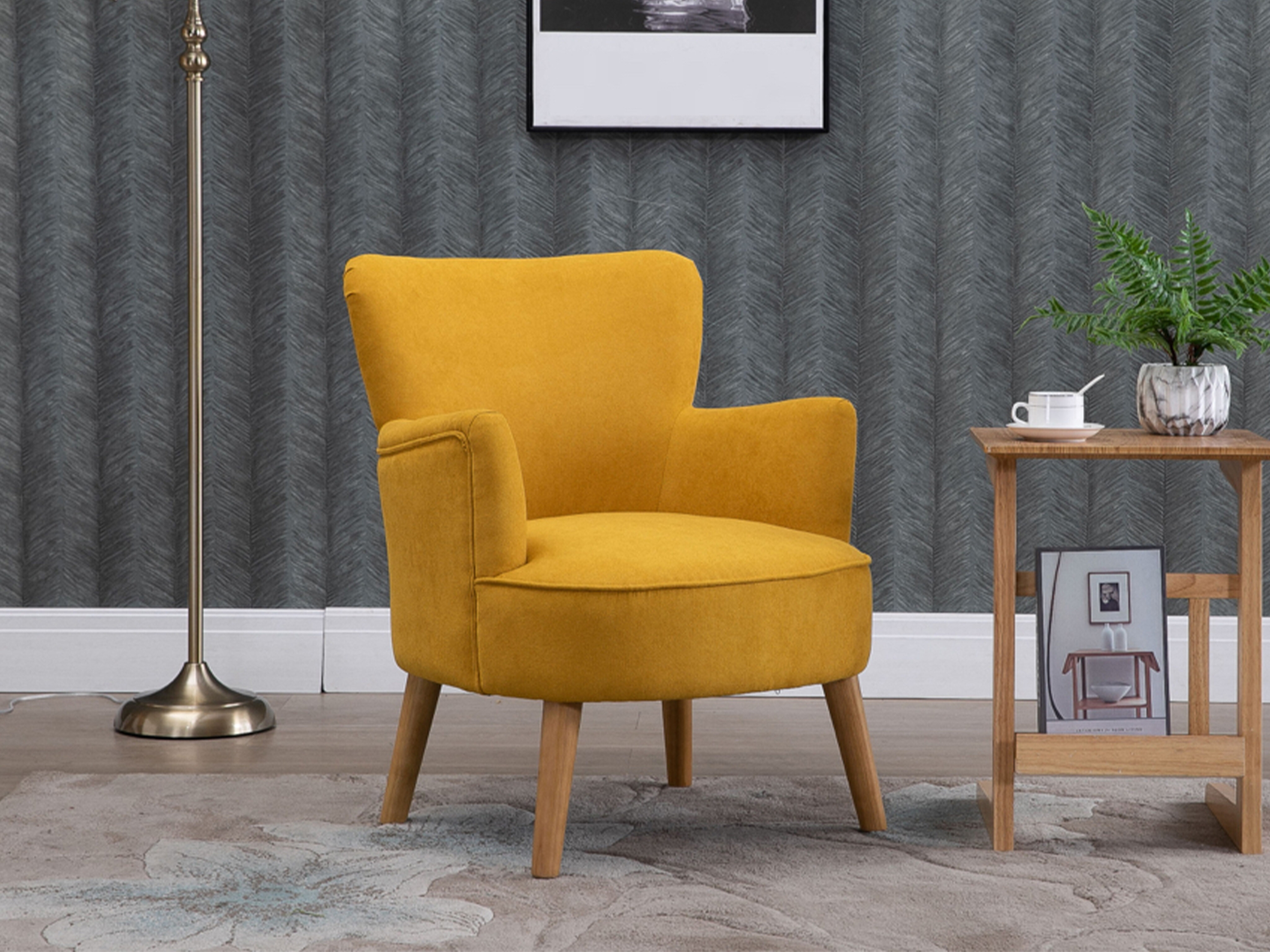 Armchair Anaheim 129 (Dark yellow)
