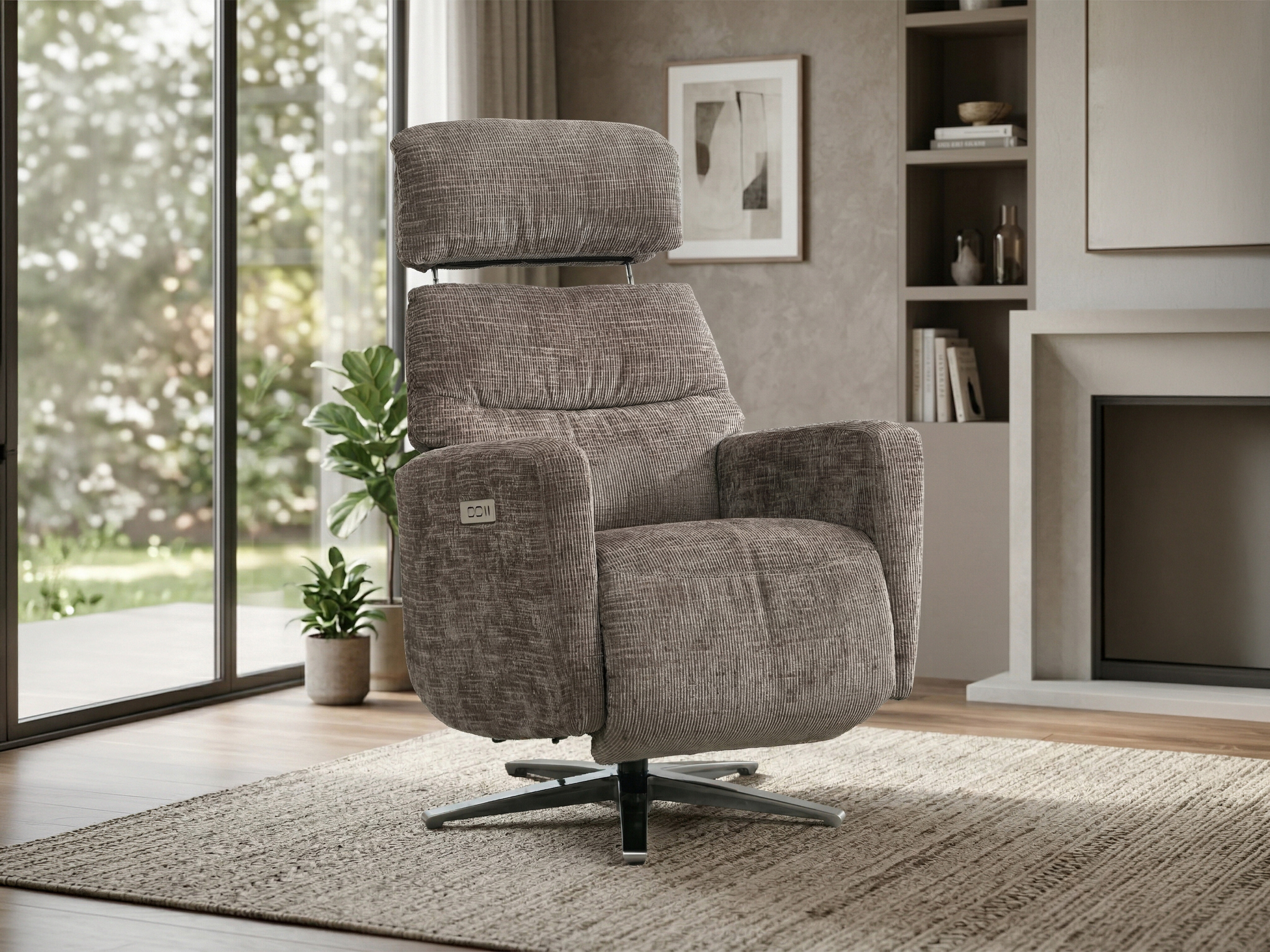 Armchair recliner Anaheim 130 (Brown)