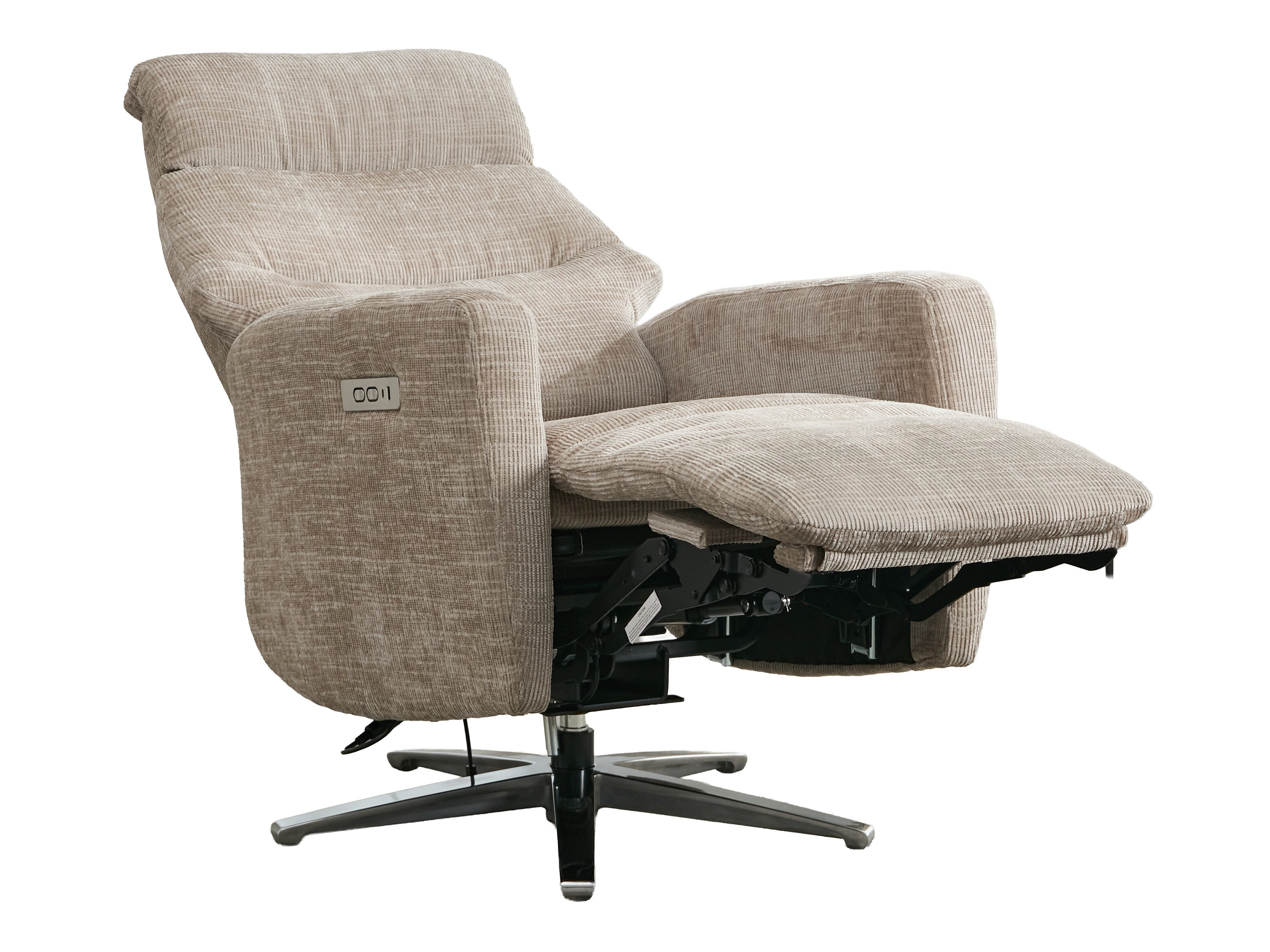 Armchair recliner Anaheim 130 (Light brown)