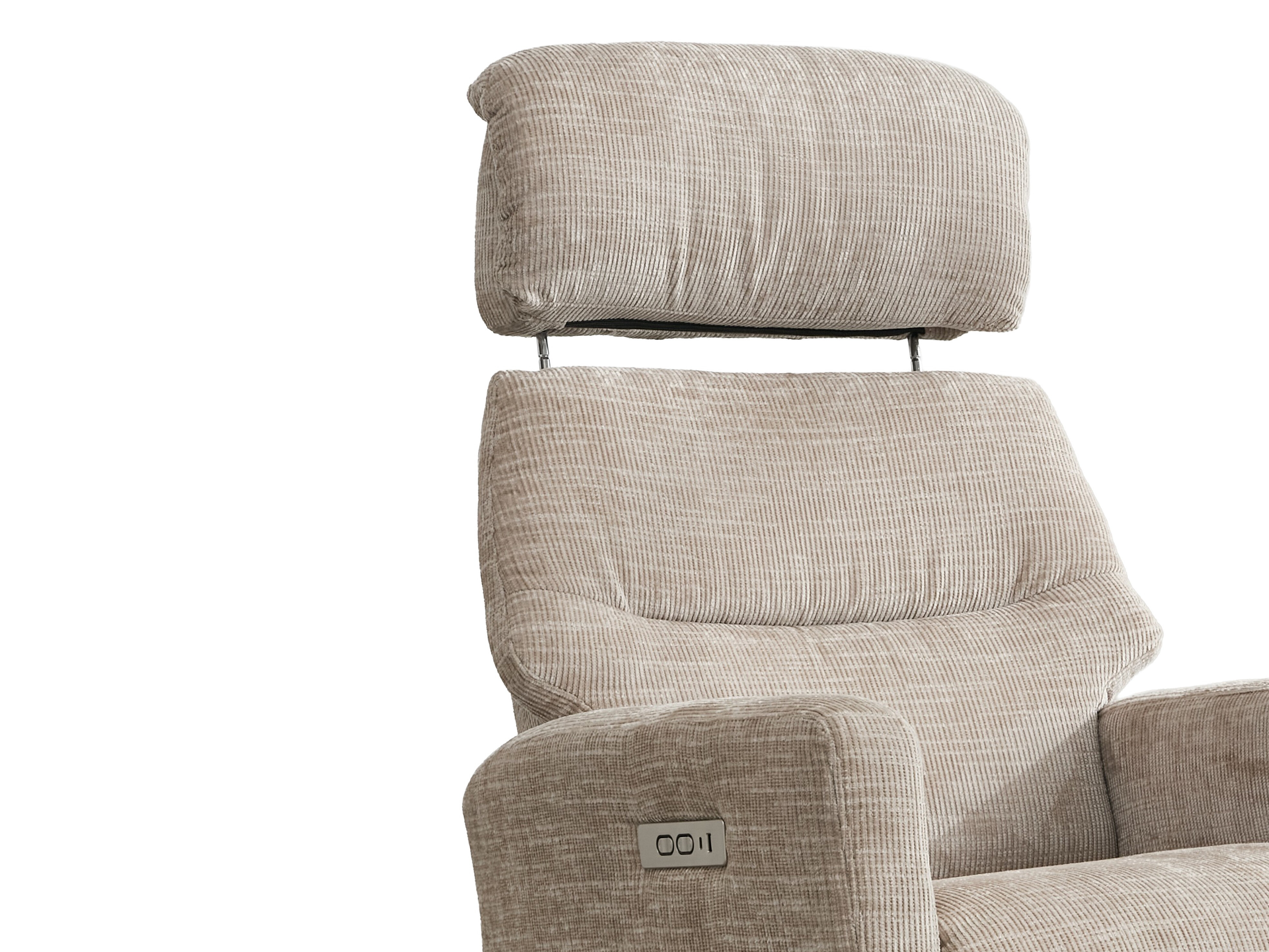 Armchair recliner Anaheim 130 (Light brown)