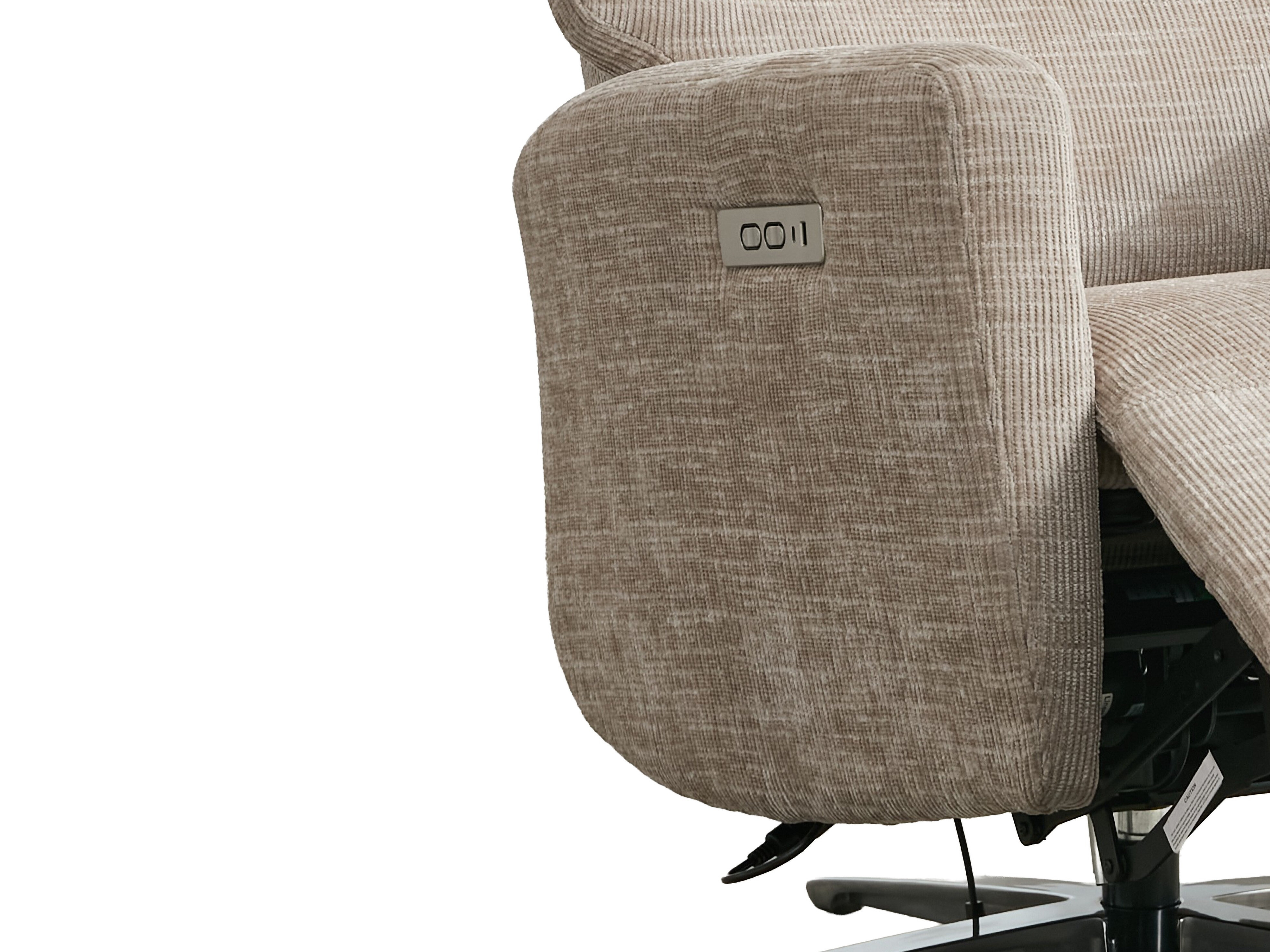 Armchair recliner Anaheim 130 (Light brown)