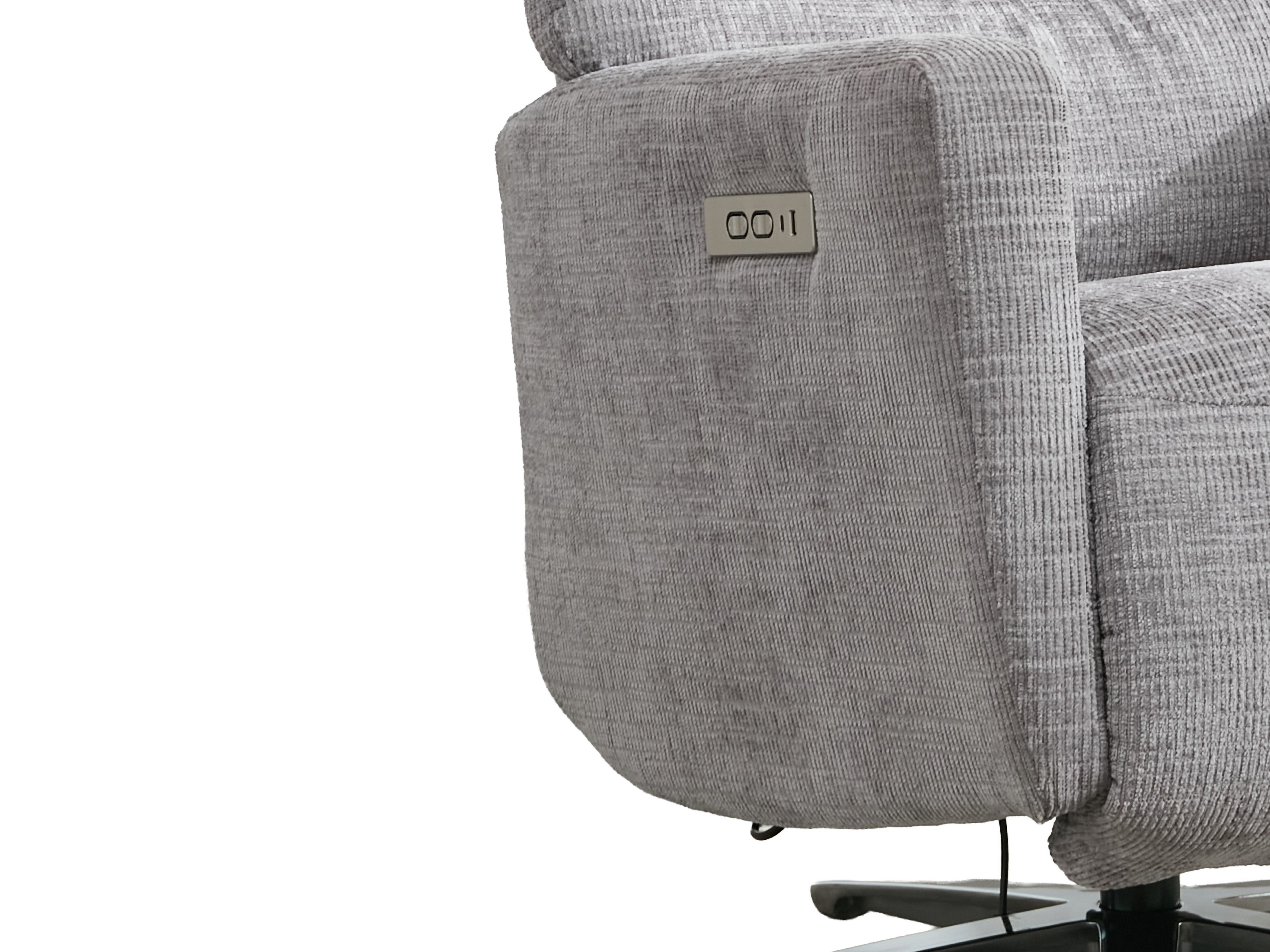 Armchair recliner Anaheim 130 (Light grey)