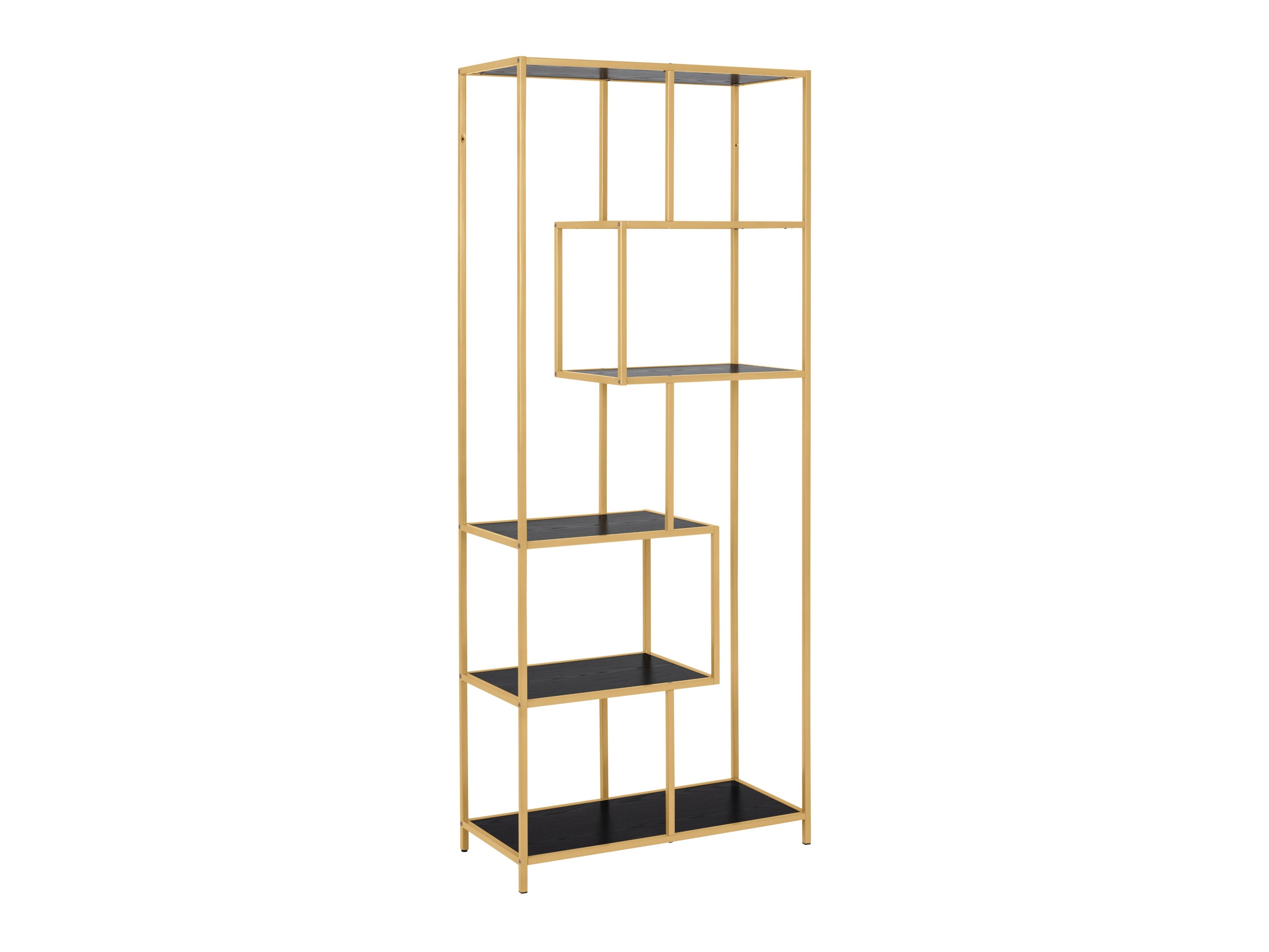 Bookcase Norsica Sevferi 104 (Golden + Black ash)