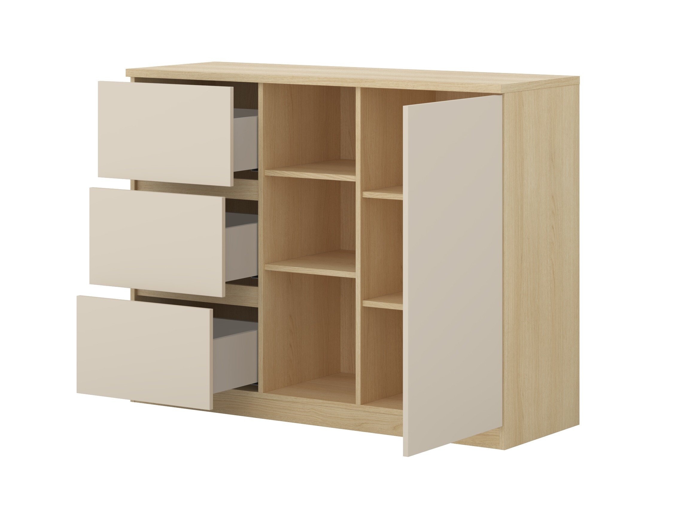 Furniture set Nolcala 123 (Oak + Beige)