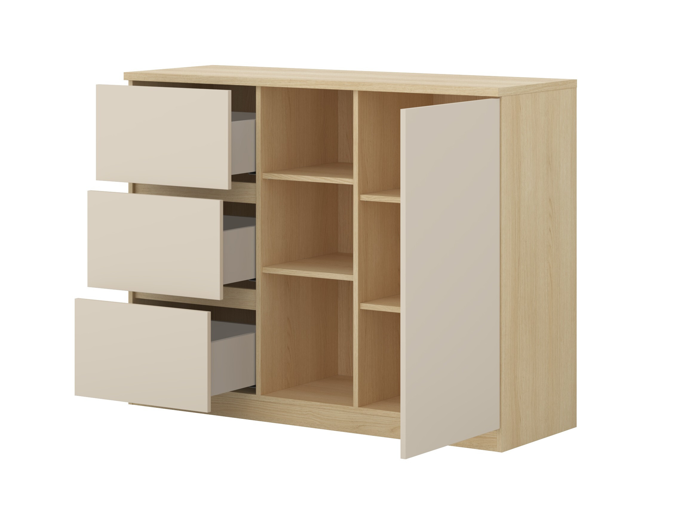 Furniture set Nolcala 123 (Oak + Beige)
