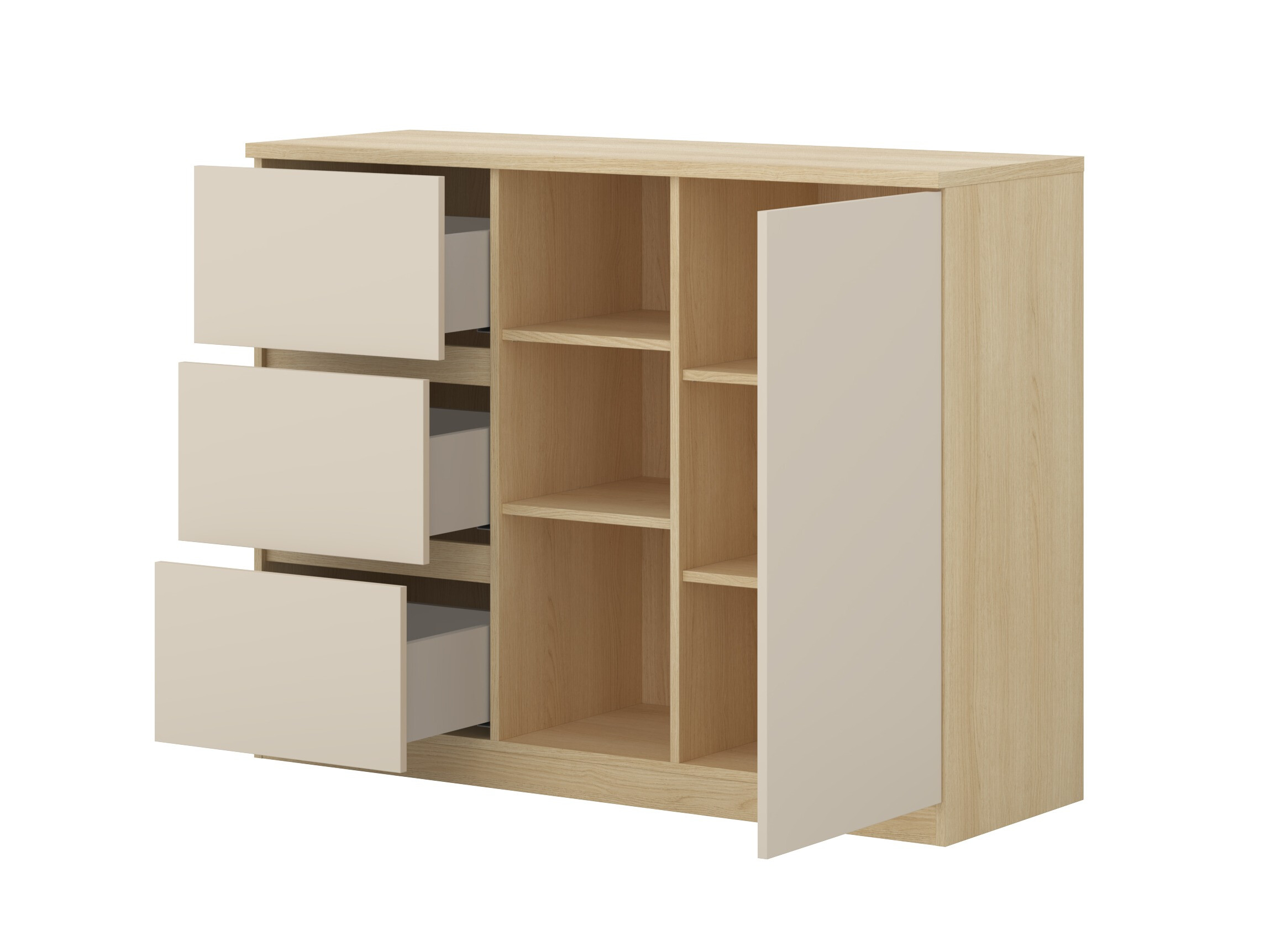 Furniture set Nolcala 123 (Oak + Beige)